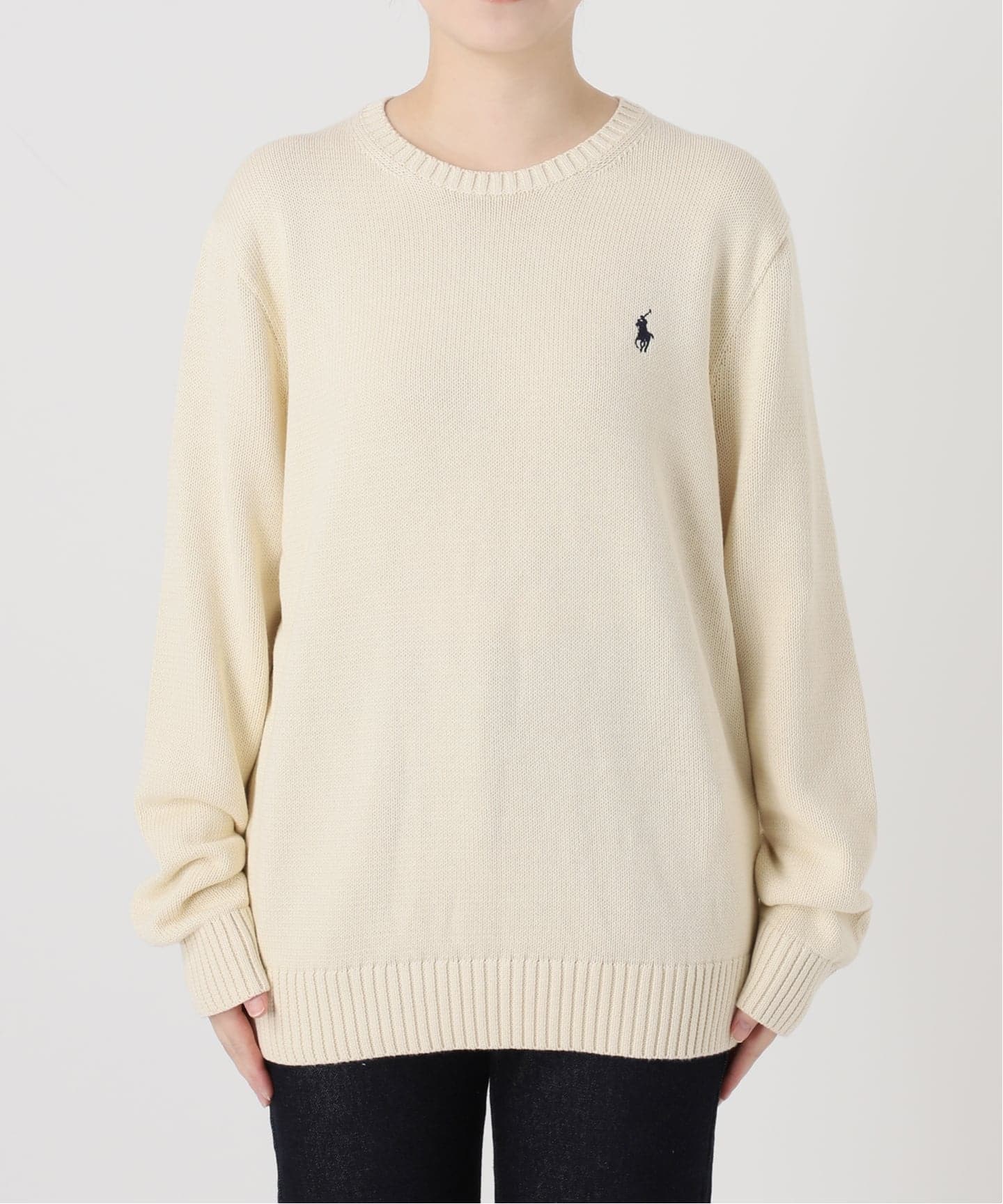 Polo by Ralph Lauren コットンニット オフホワイト POLO Ralph Lauren/ポロ ラルフ ローレン コットンニット S263SC34