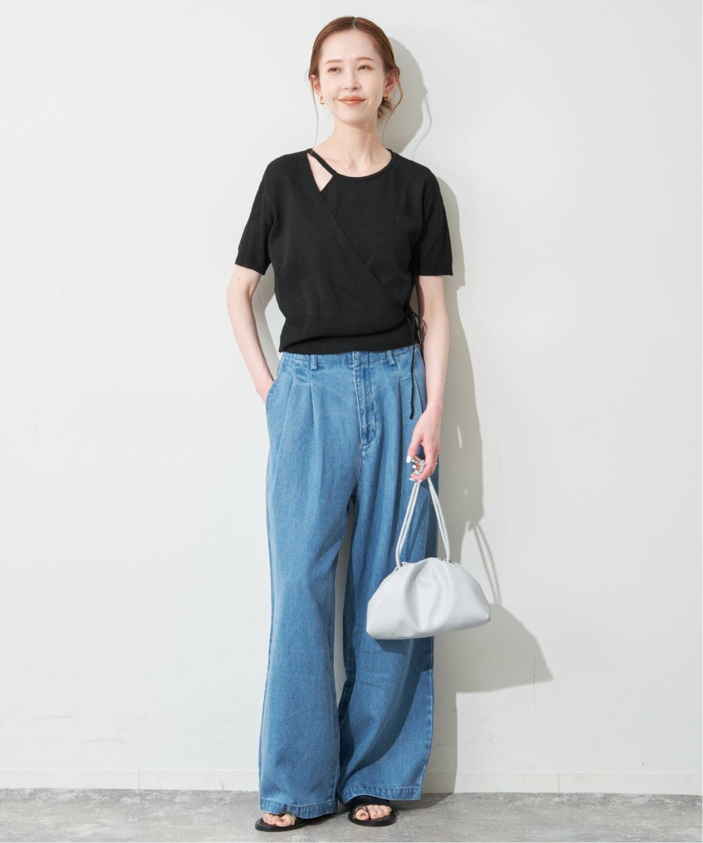 FLEK ショルダーカットアウトニット FLEK/フレック ショルダーカットアウトニット（ニット／セーター