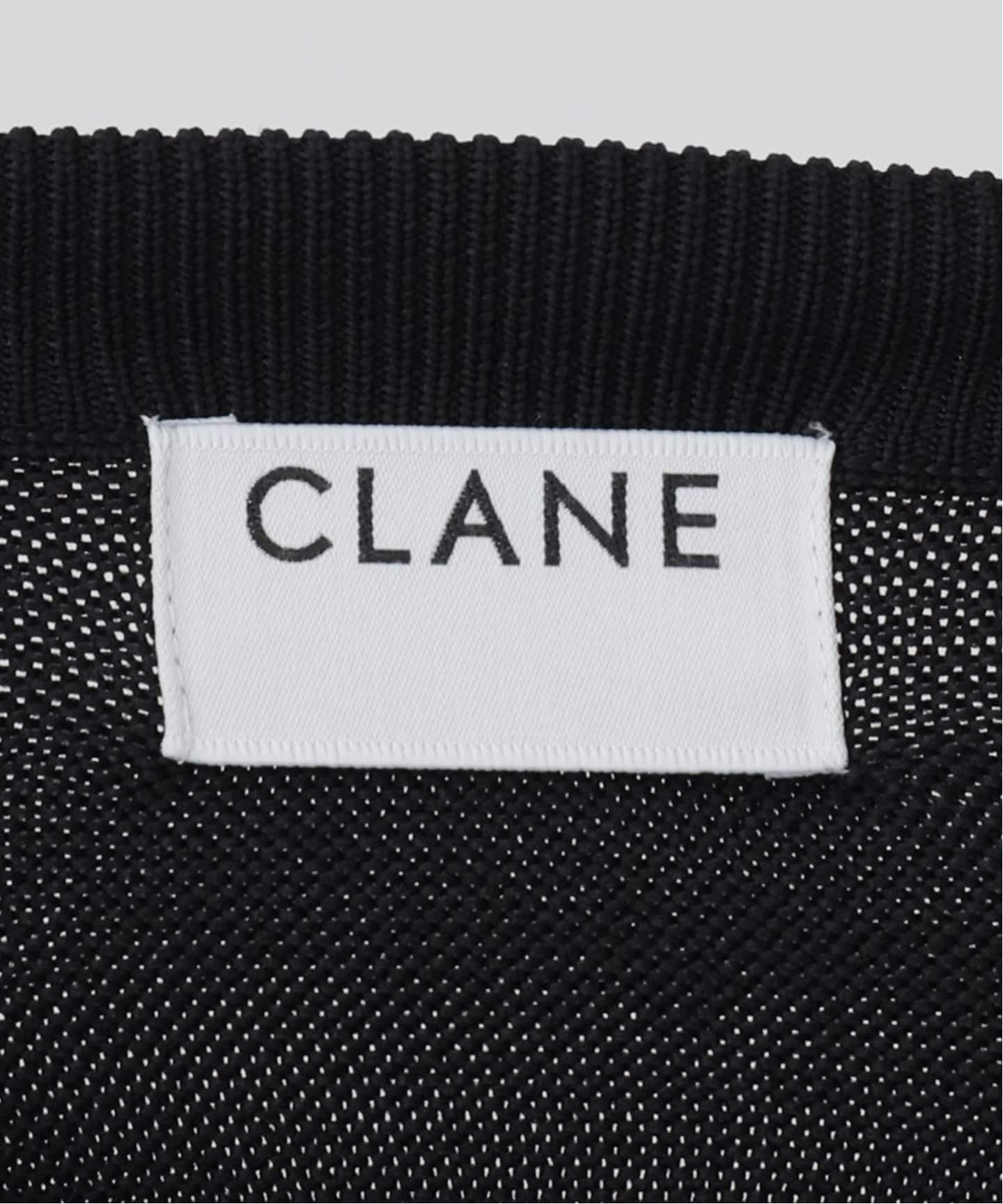 CLANE/クラネ PEPLUM HALF SLEEVE KNIT TOPS 10106-2133（ニット