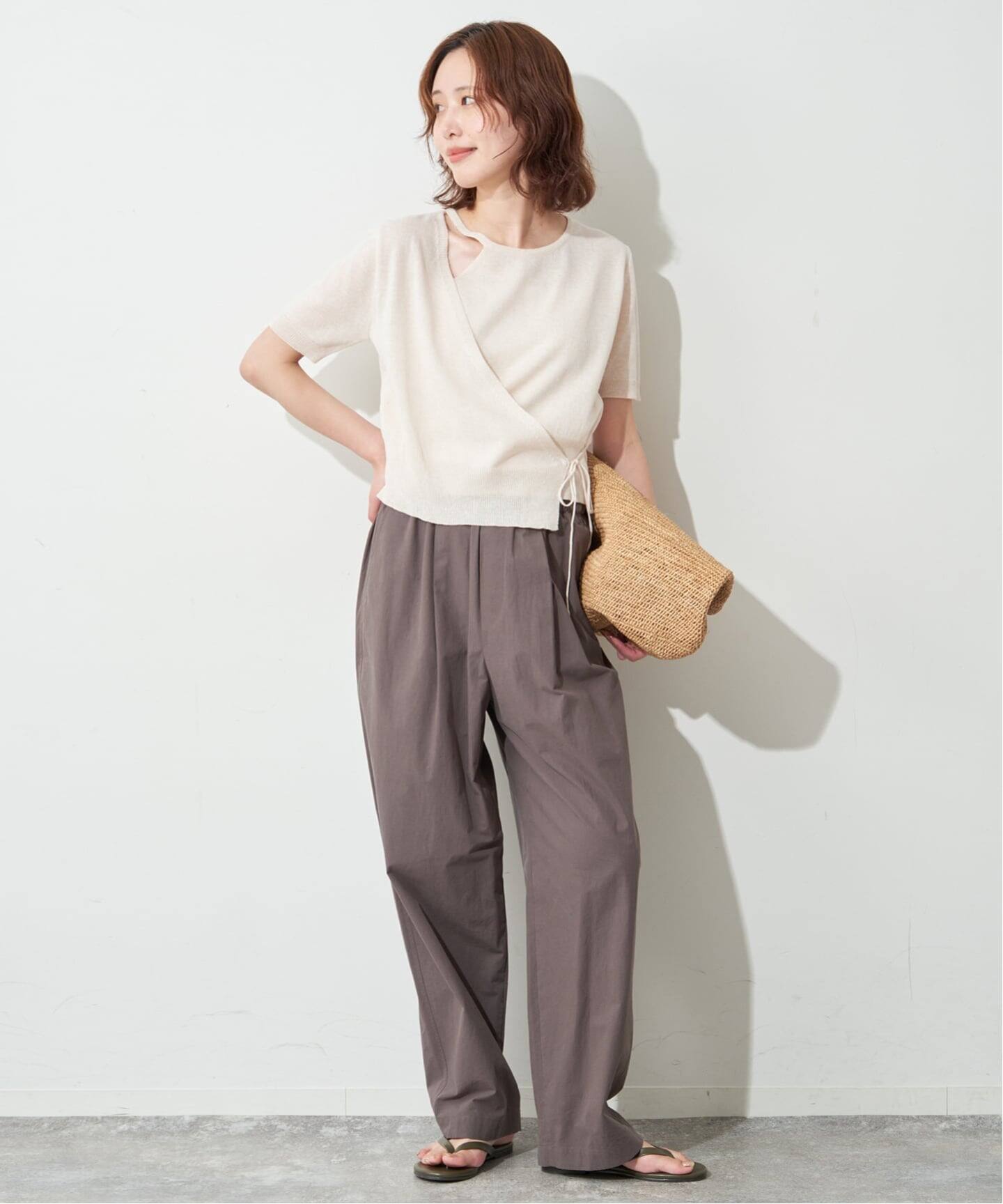FLEK ショルダーカットアウトニット 追加2》FLEK/フレック ショルダーカットアウトニット（ニット