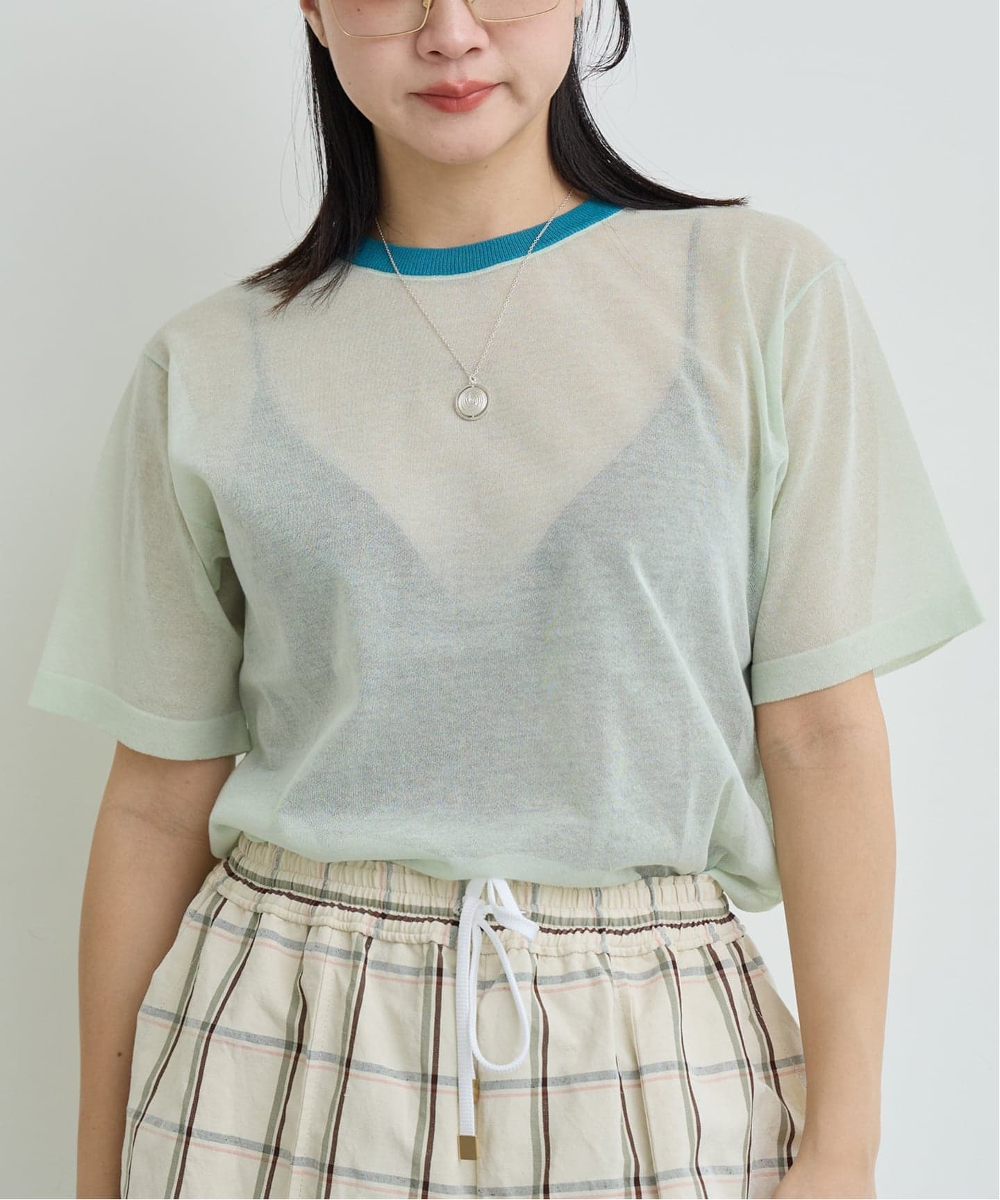IENA LA BOUCLE シアーTシャツニット（ニット／セーター）｜IENA