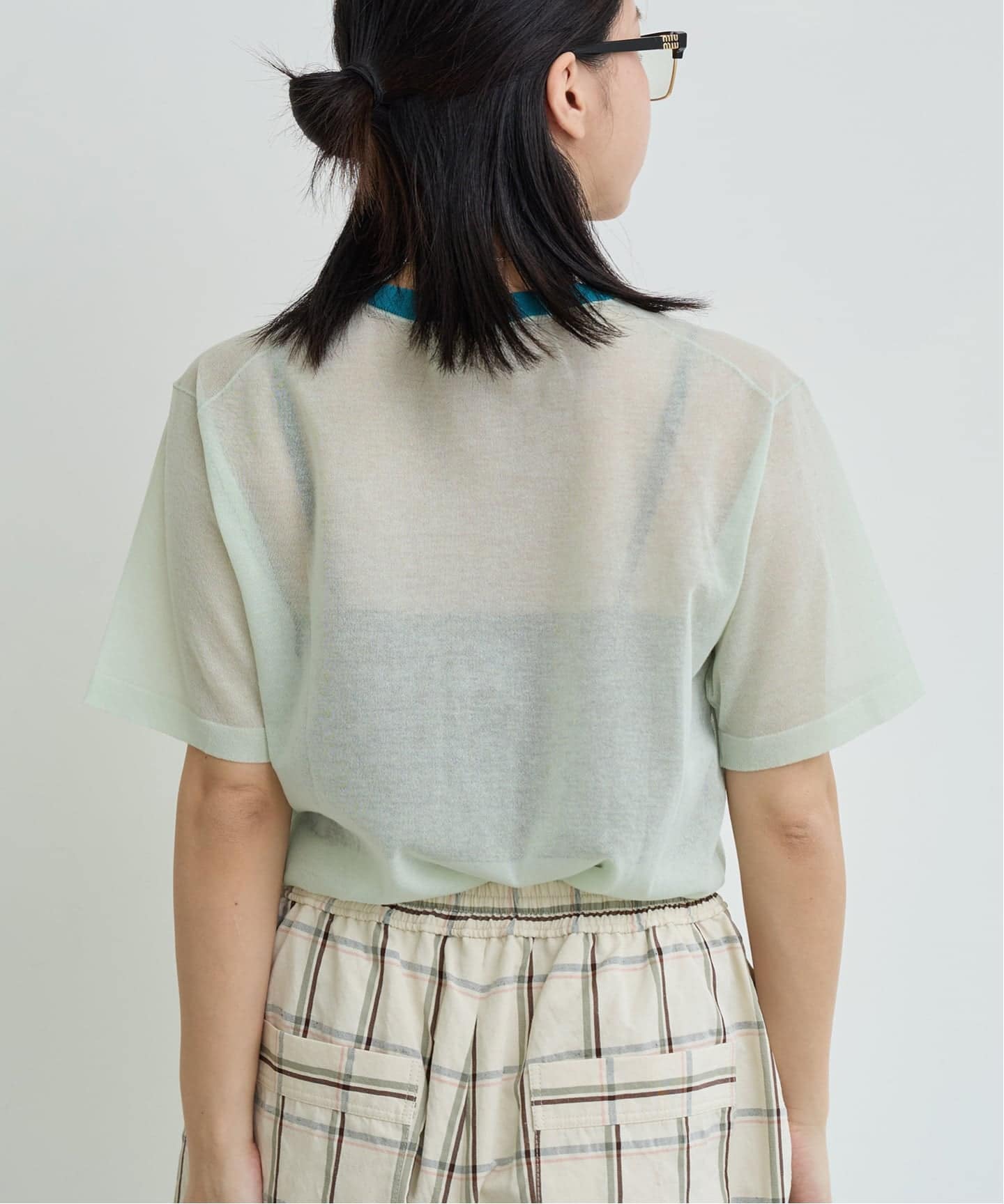IENA LA BOUCLE シアーTシャツニット（ニット／セーター）｜IENA