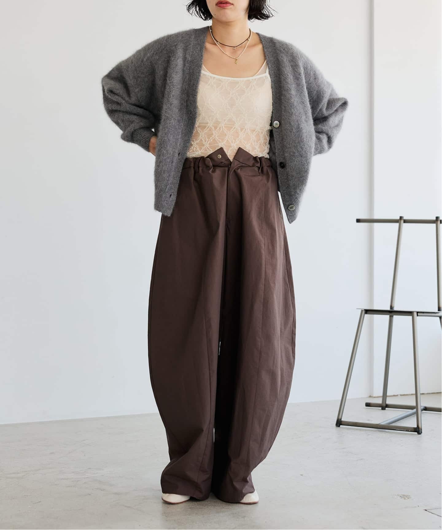 予約》IENA LA BOUCLE フォックス カシミヤ Vカーディガン（ニット