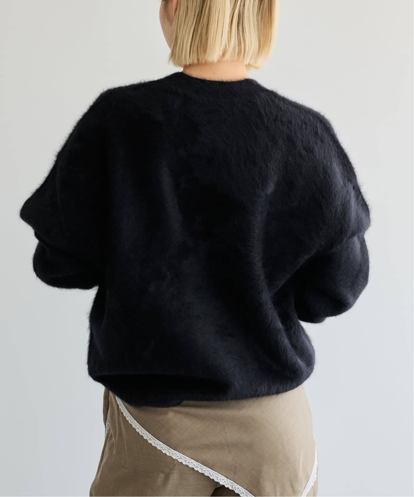 予約》IENA LA BOUCLE フォックス カシミヤ Vカーディガン（ニット