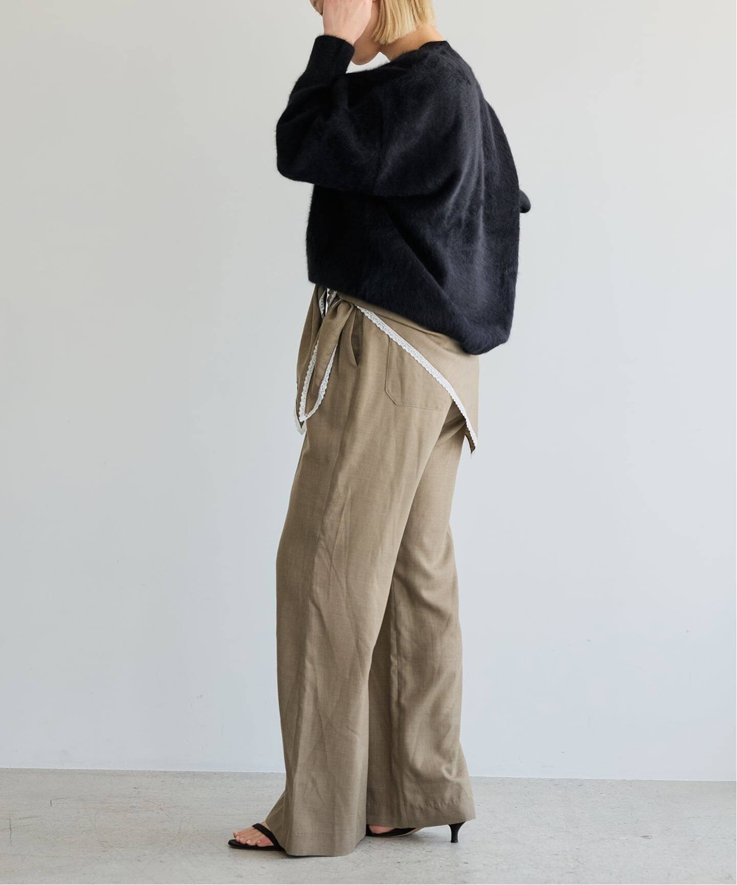 予約》IENA LA BOUCLE フォックス カシミヤ Vカーディガン（ニット
