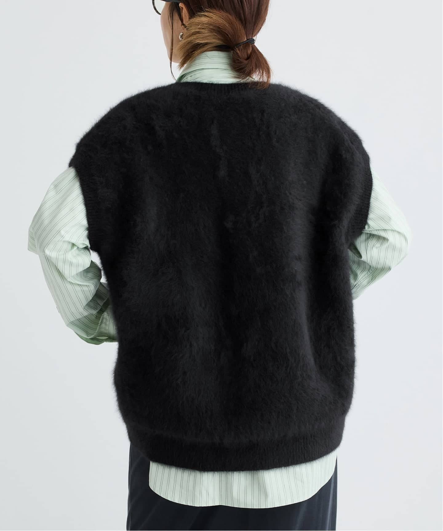 IENA LA BOUCLE フォックス カシミヤ V ベスト（ベスト）｜IENA