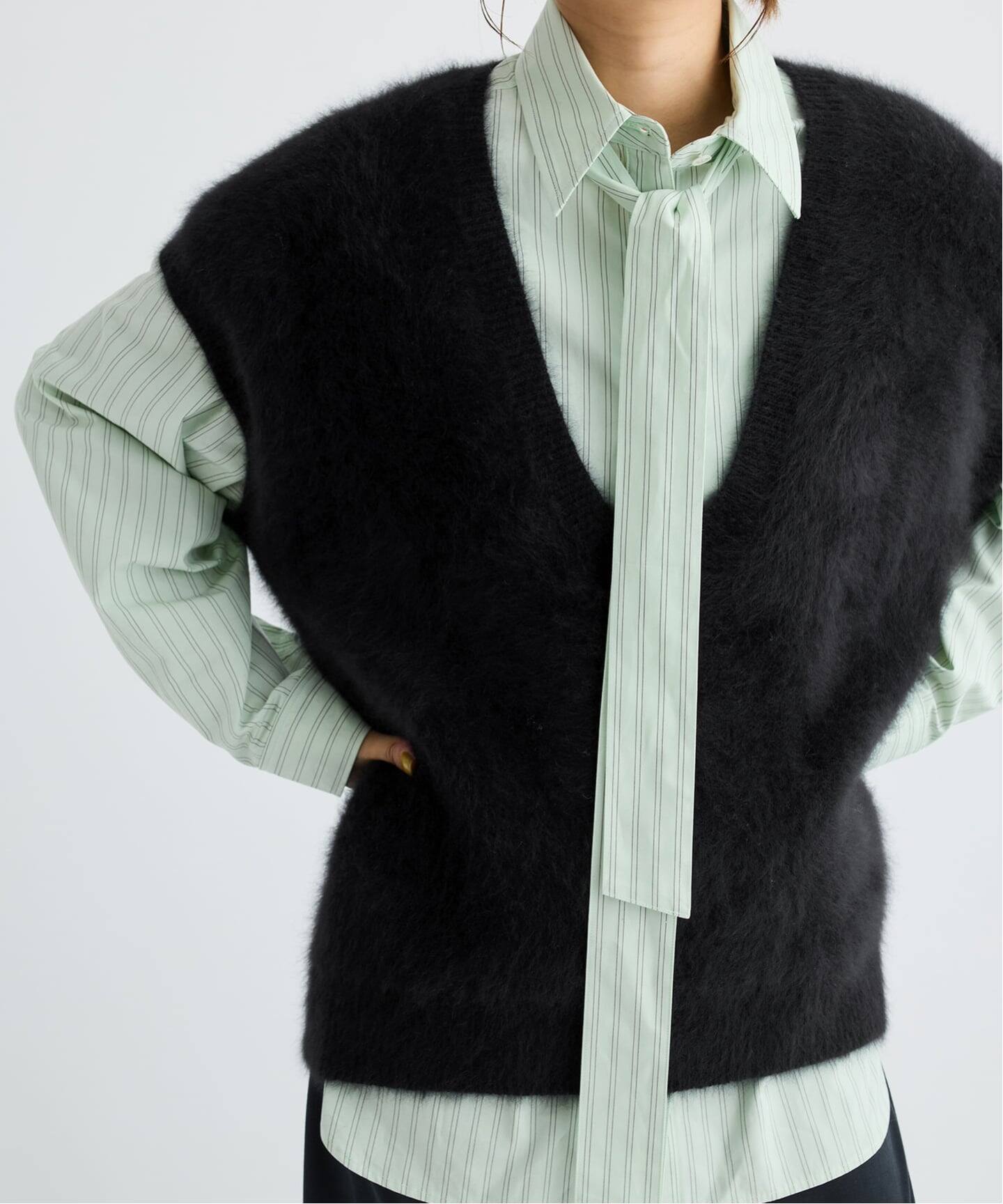 IENA LA BOUCLE フォックス カシミヤ V ベスト（ベスト）｜IENA