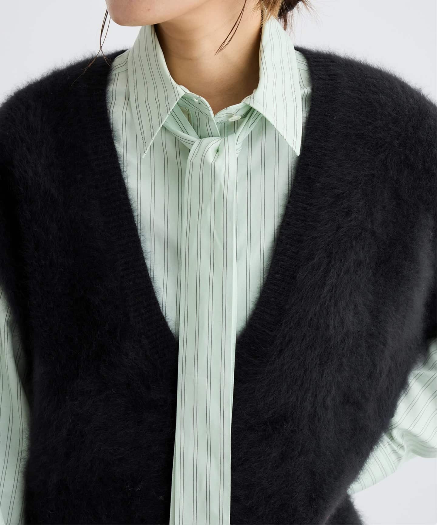 IENA LA BOUCLE フォックス カシミヤ V ベスト（ベスト）｜IENA