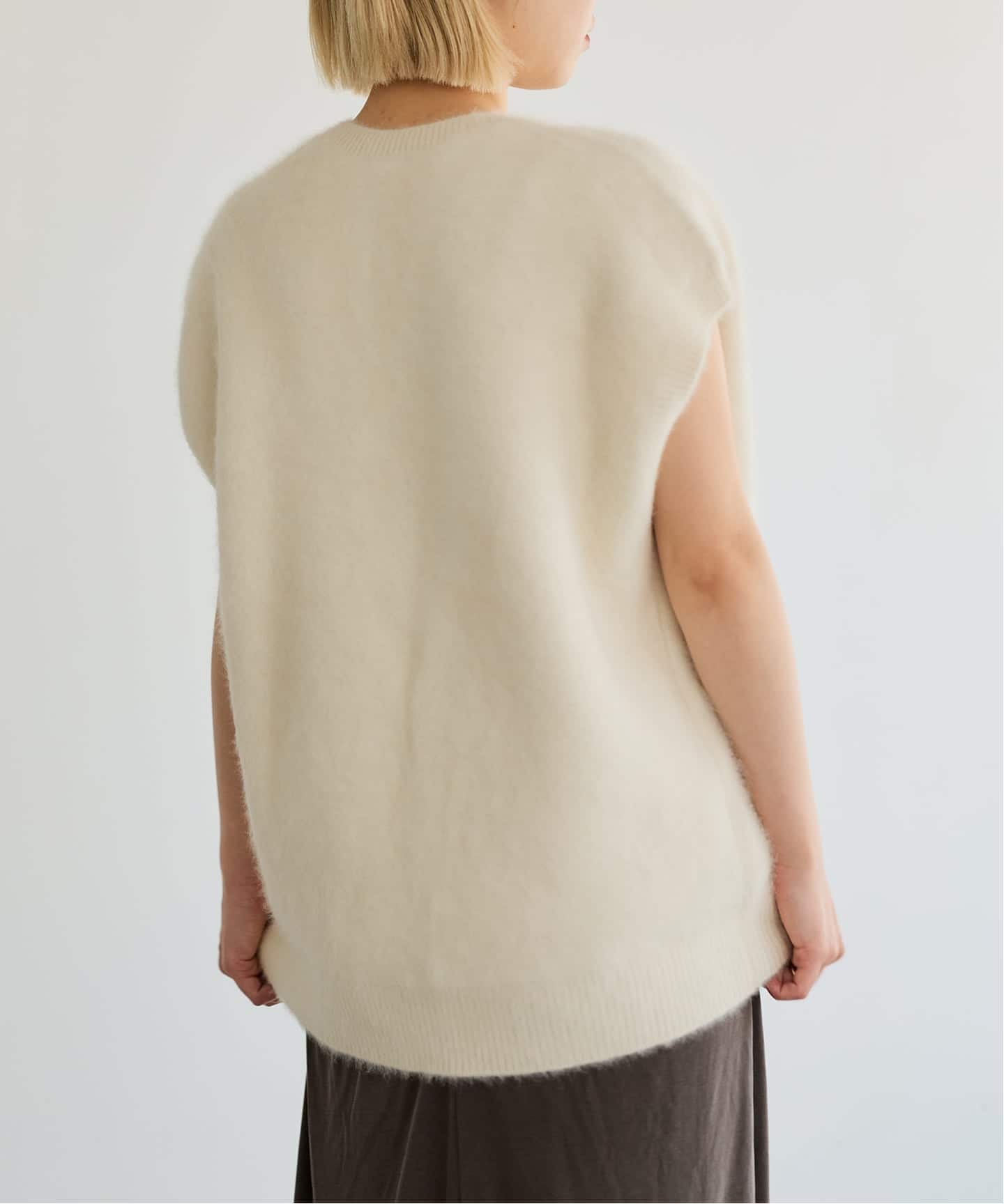 IENA LA BOUCLE フォックス カシミヤ V ベスト（ベスト）｜IENA