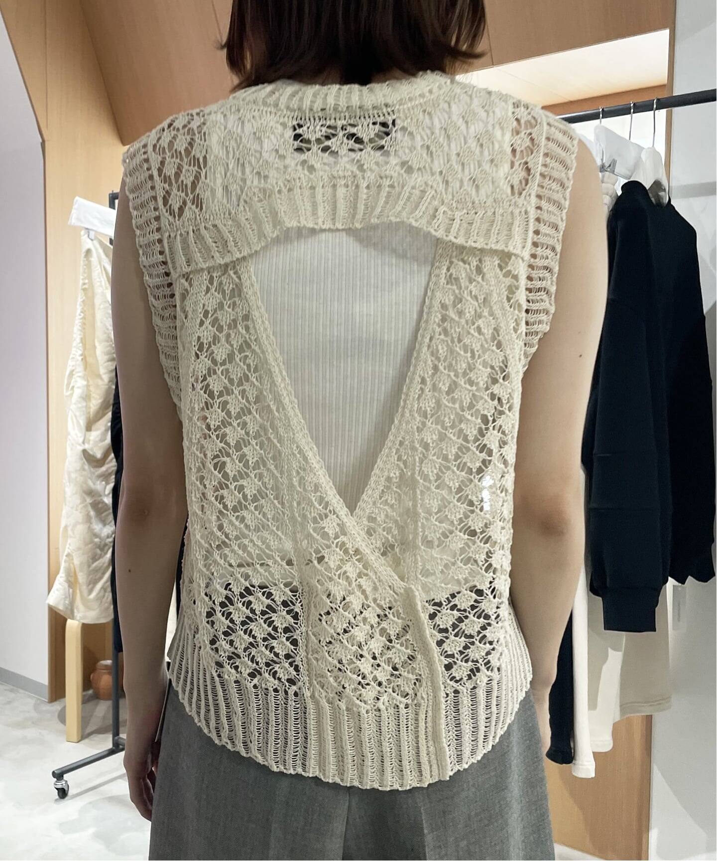 PHOTOCOPIEU フォトコピュー CROCHET ニットベスト CHANTAL / 261CTL