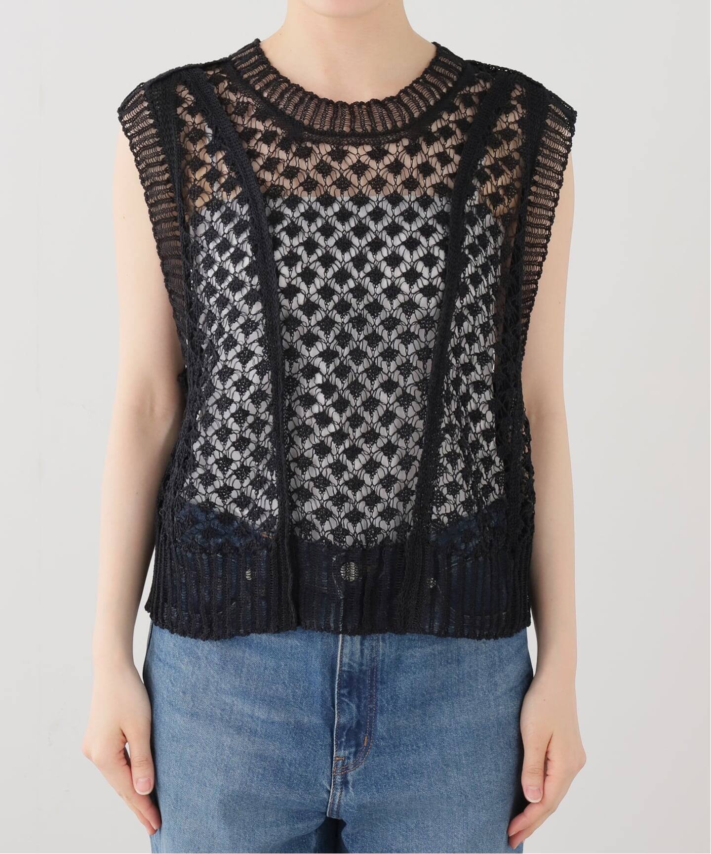 PHOTOCOPIEU フォトコピュー CROCHET ニットベスト CHANTAL / 261CTL