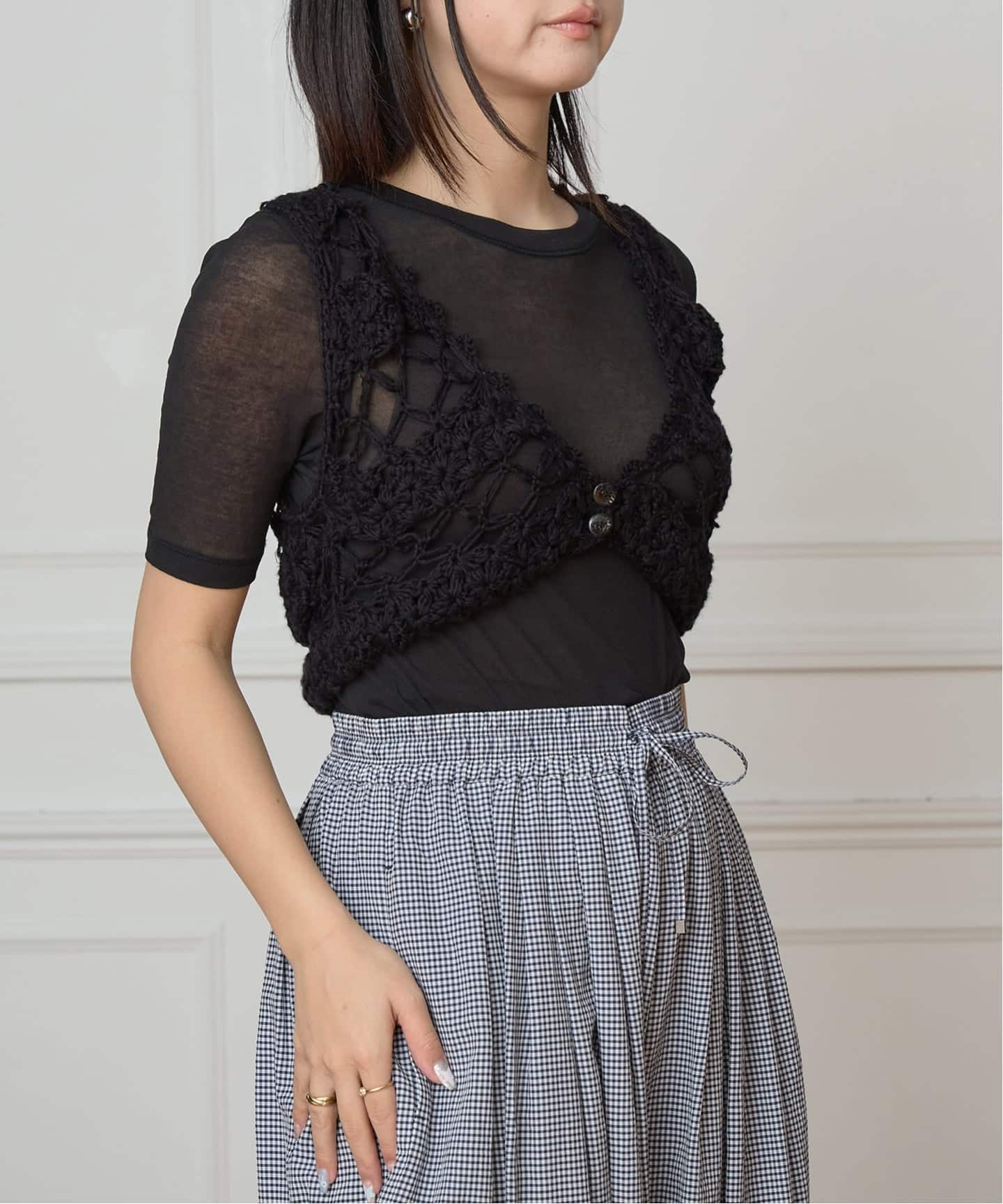 MAYDI/マイディ flower crochet ブラトップ CONEXION（その他トップス