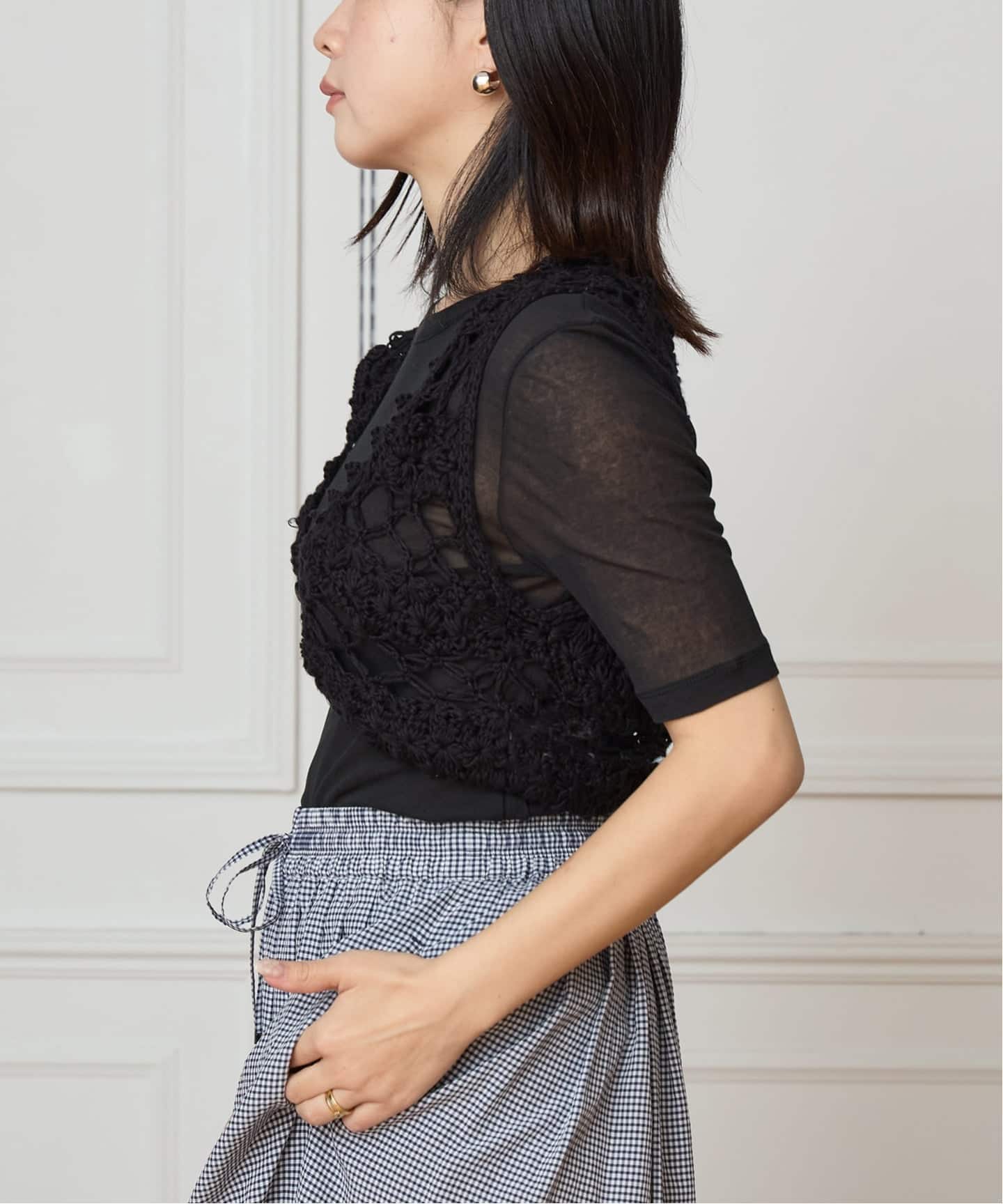 MAYDI/マイディ flower crochet ブラトップ CONEXION（その他トップス