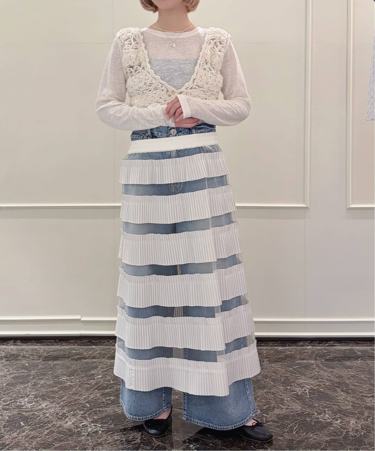 IENA マイディ flower crochet ブラトップ ¥60,500 MAYDI/マイディ flower crochet ブラトップ CONEXION（その他トップス