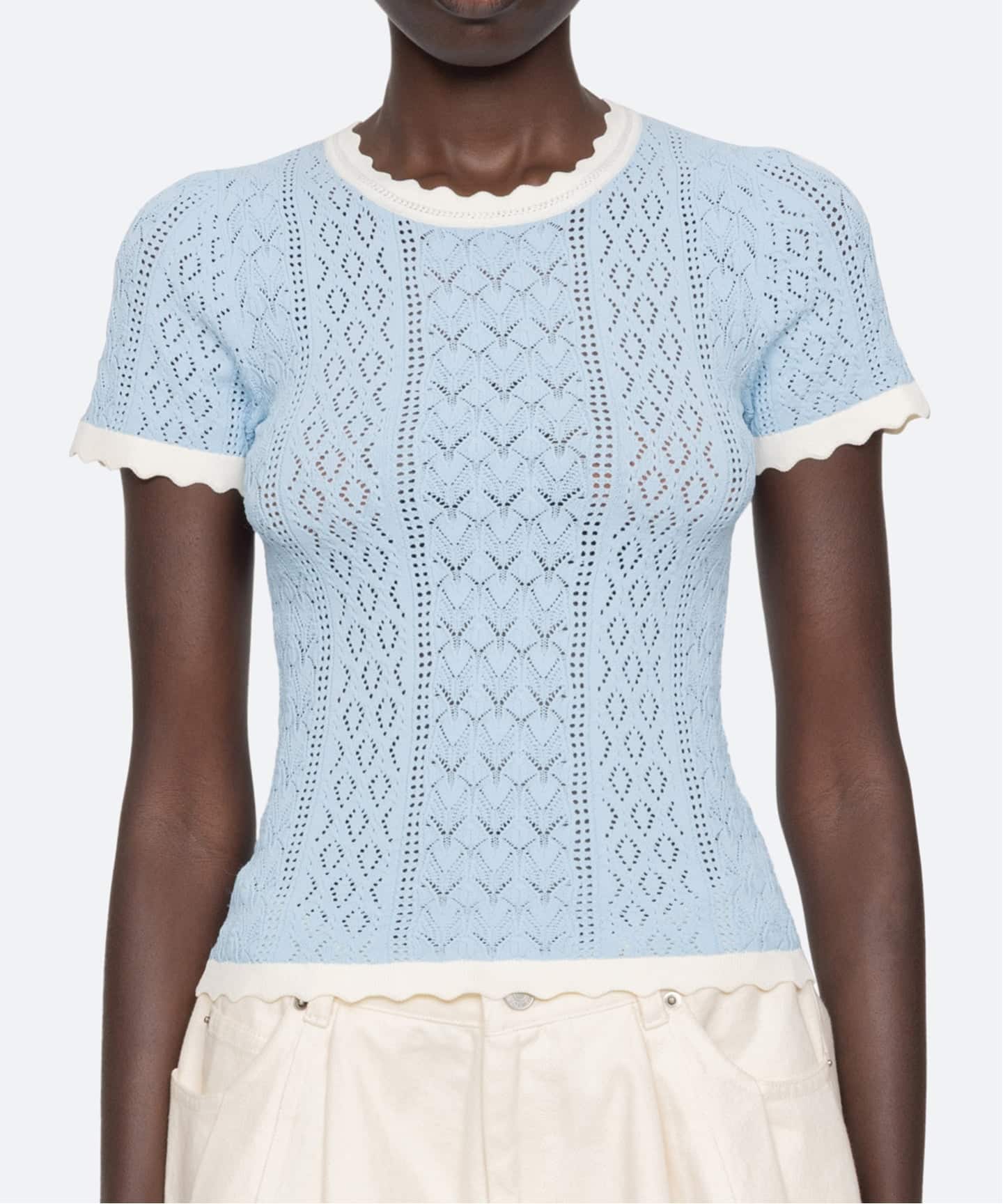 SEA NEW YORK シー ニューヨーク KNIT S/SLV TOP SS26-068（ニット