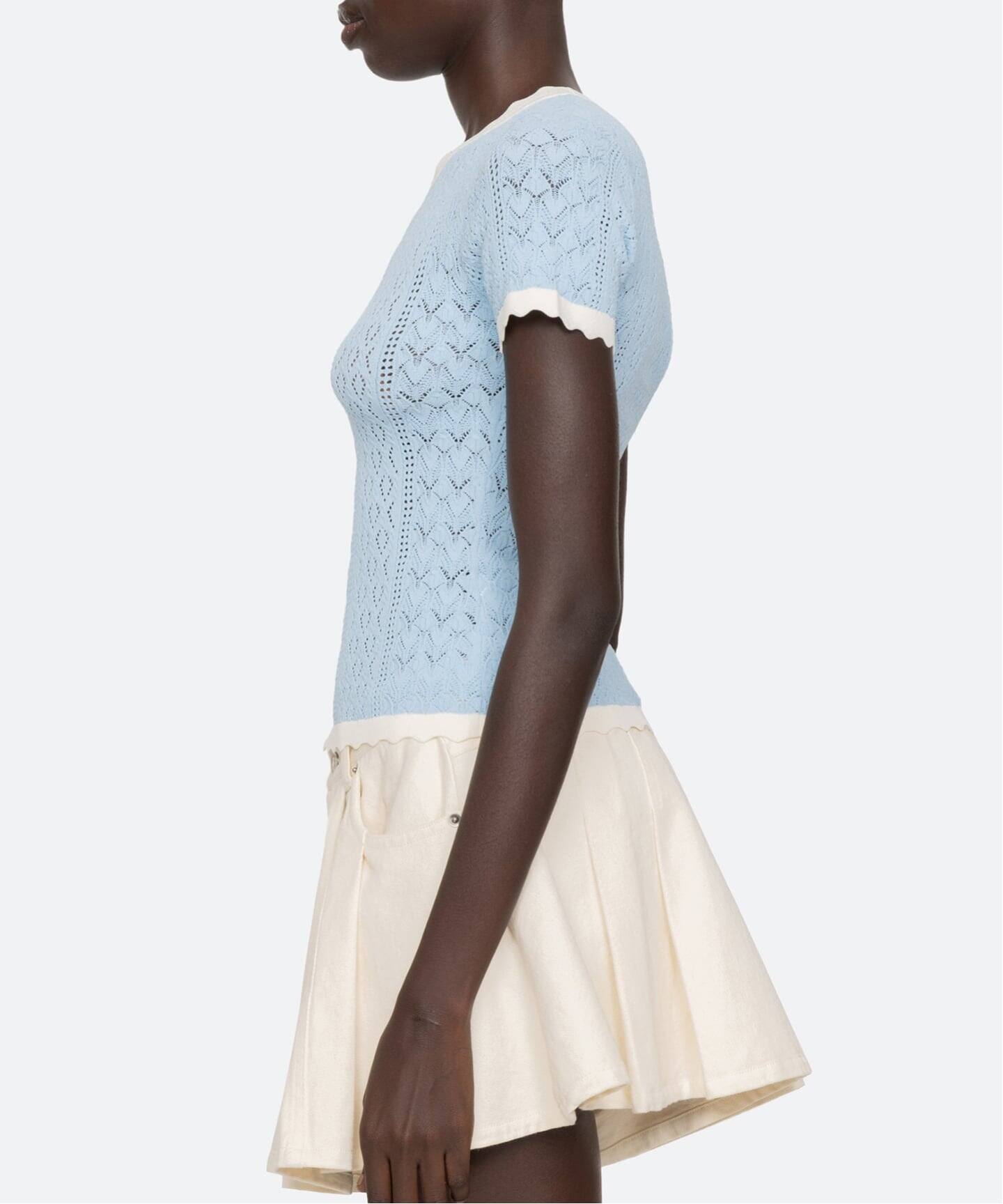 SEA NEW YORK シー ニューヨーク KNIT S/SLV TOP SS26-068（ニット