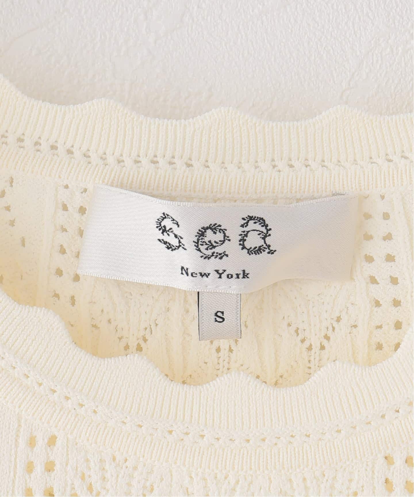 SEA NEW YORK シー ニューヨーク KNIT S/SLV TOP SS26-068（ニット