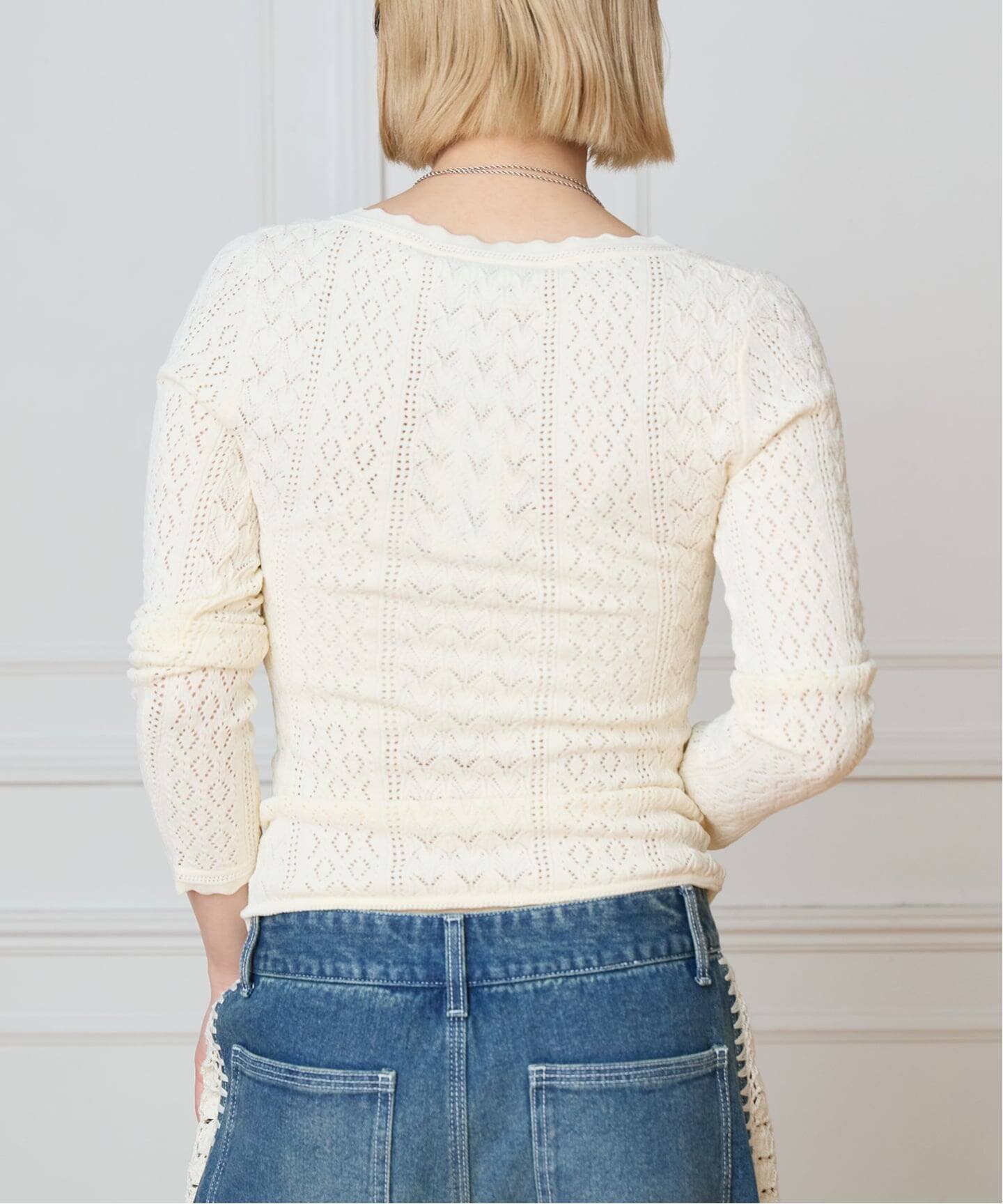 SEA NEW YORK シー ニューヨーク KNIT L/SLV TOP SS26-069（ニット
