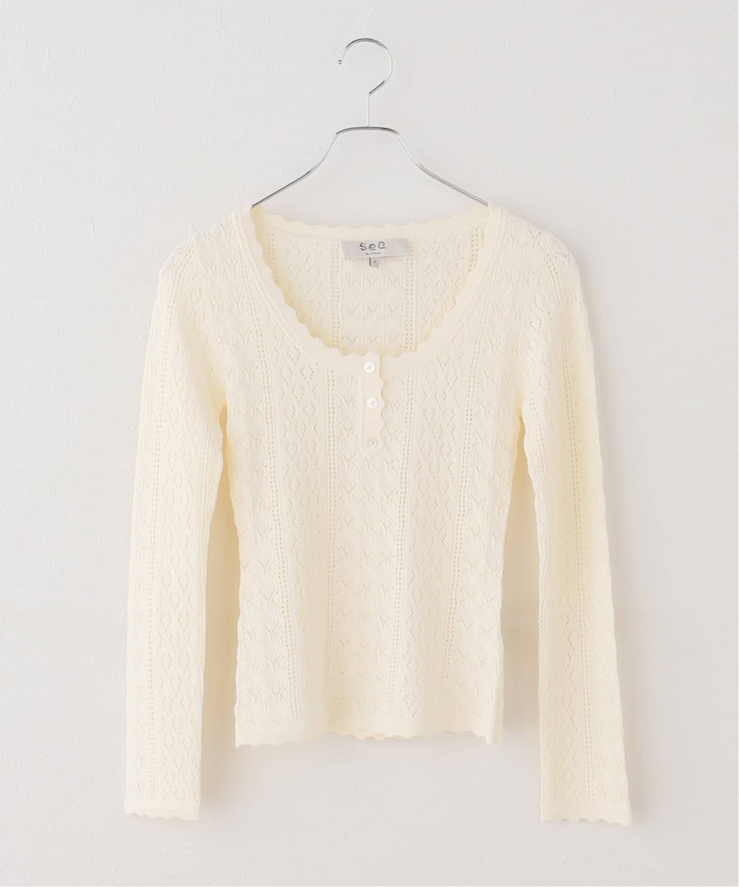 【クリーニング済み】2019AW イエナ ニット wool yak mix rib Knit プルオーバー（ニット／セーター）｜VERMEIL