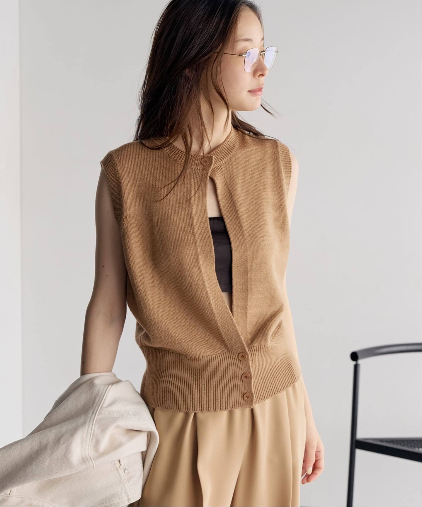 2Way Knit ベスト（ベスト）｜Plage（プラージュ）の通販｜BAYCREW