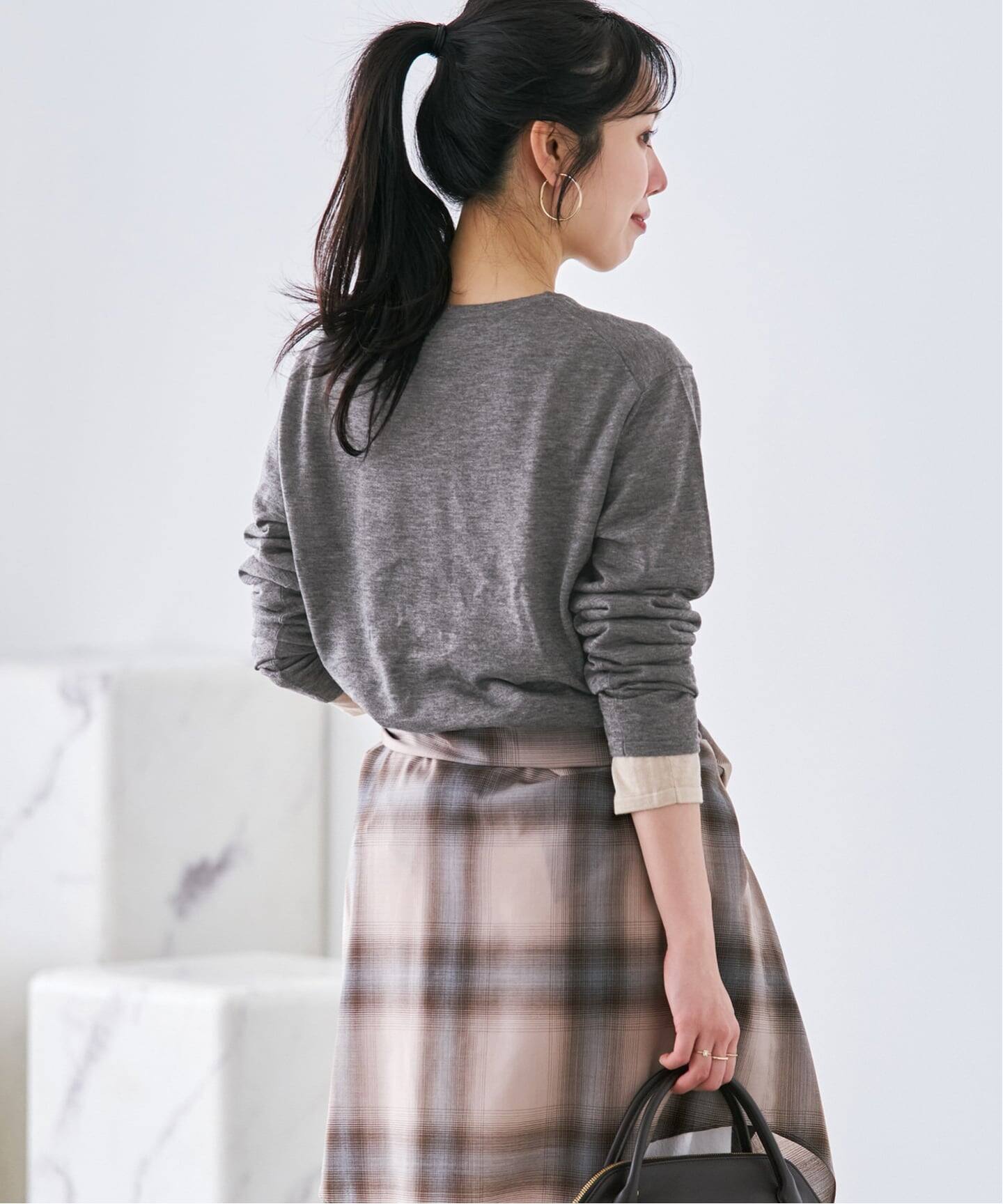 一部店舗・WEB限定追加予約》CU WO Fine Knit New プルオーバー
