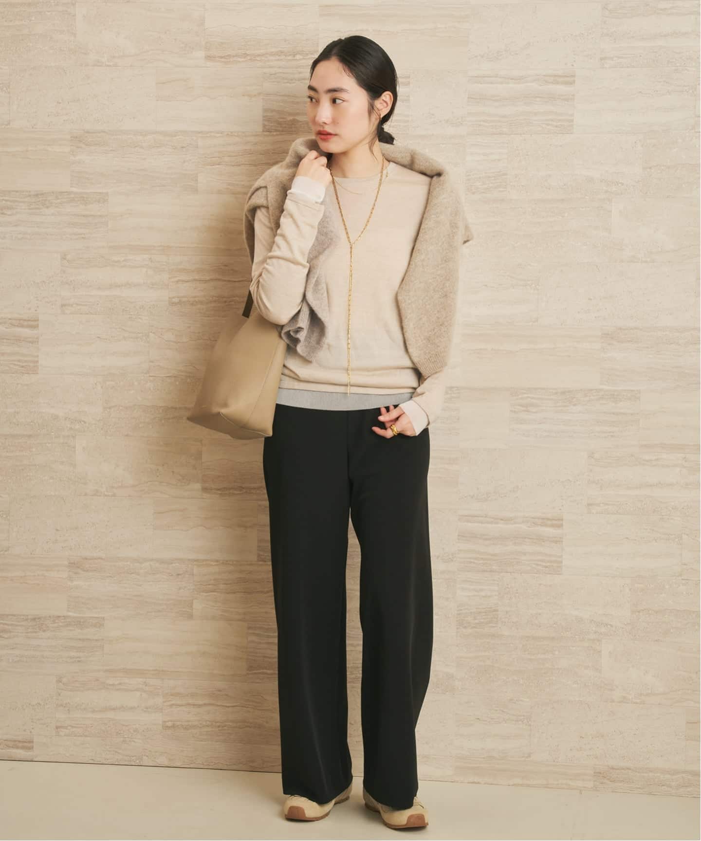 一部店舗・WEB限定追加予約》CU WO Fine Knit New プルオーバー