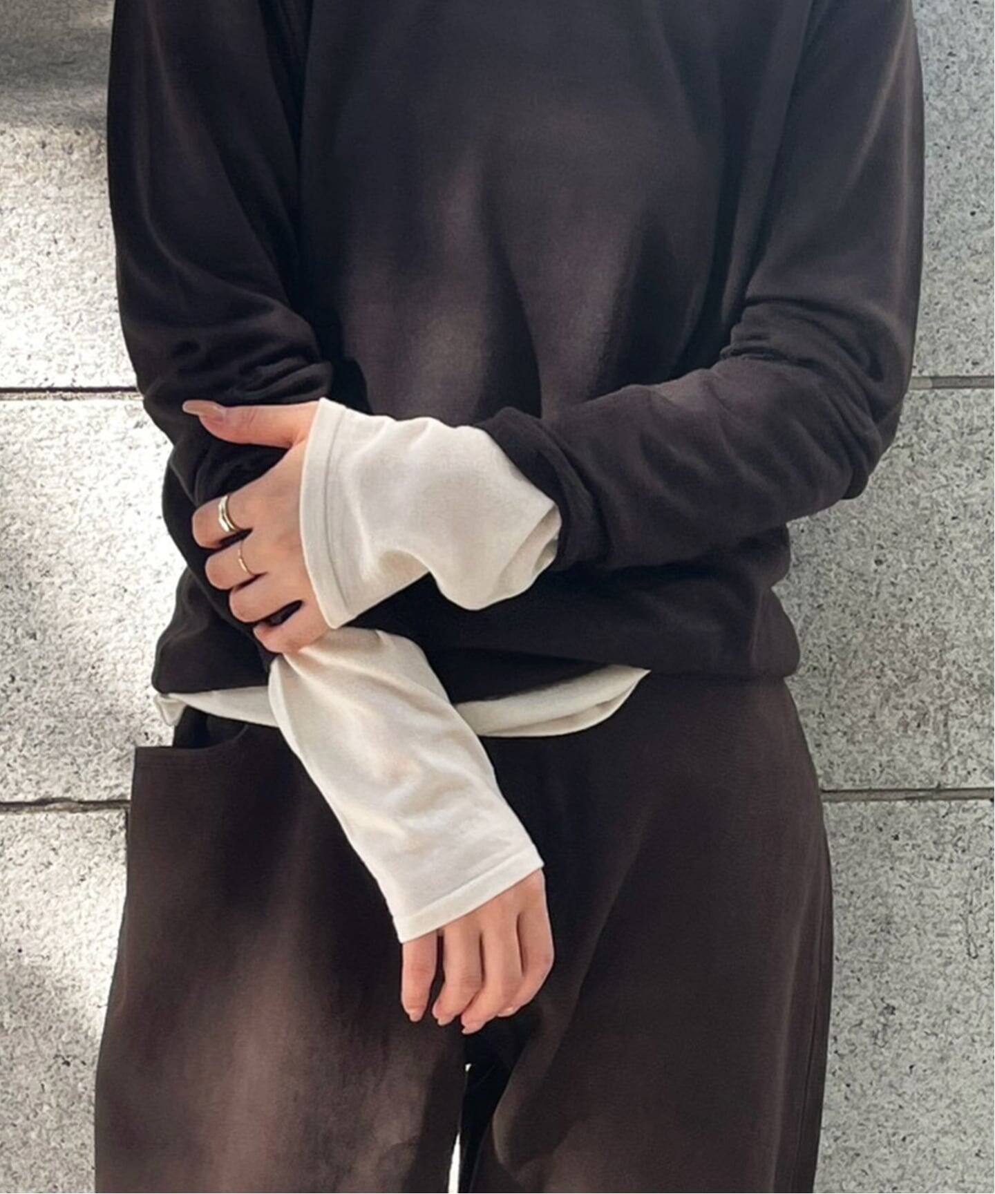 一部店舗・WEB限定追加》CU WO Fine Knit New プルオーバー2（ニット 