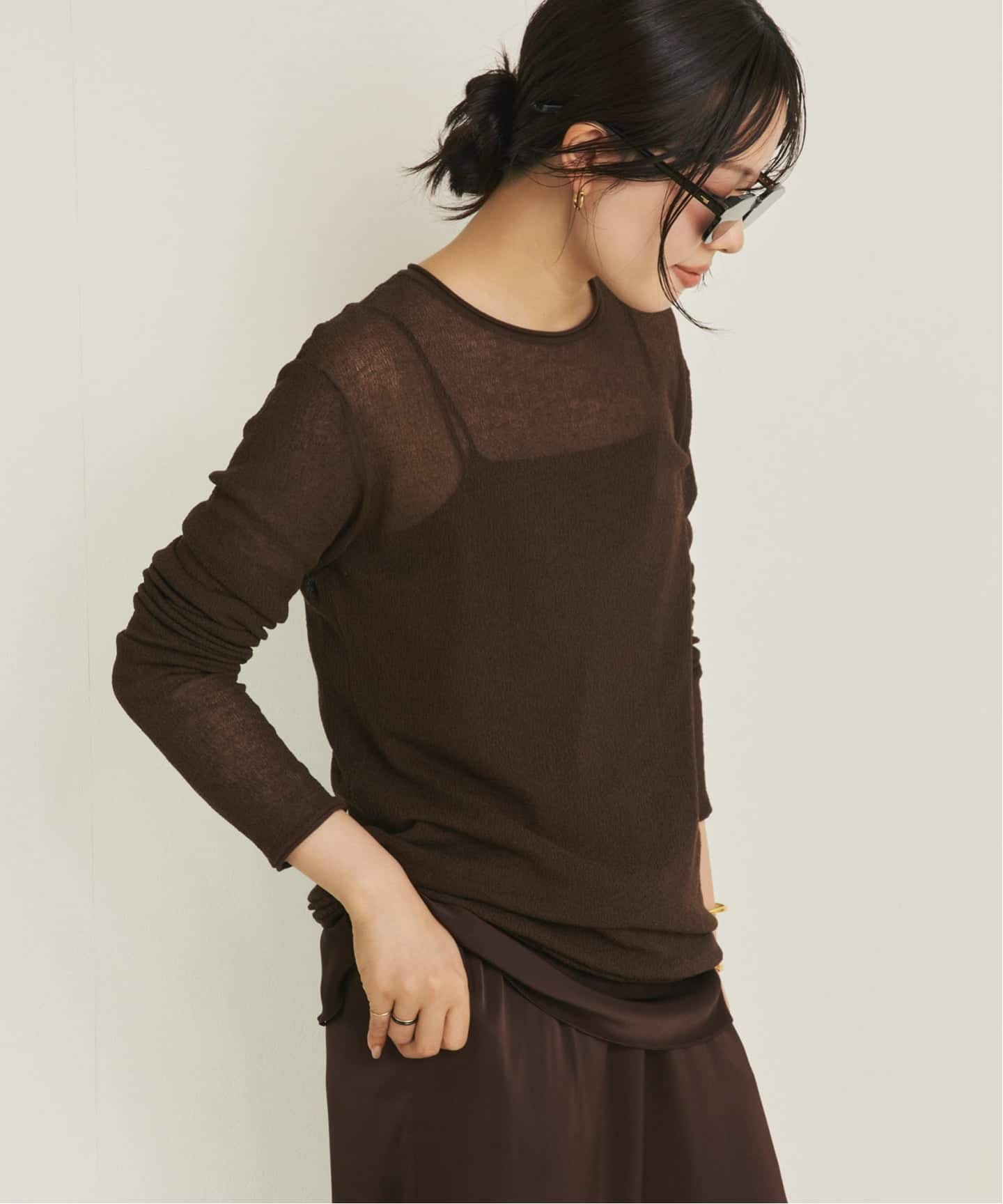 Sheer Long ニット（ニット／セーター）｜Plage（プラージュ）の通販