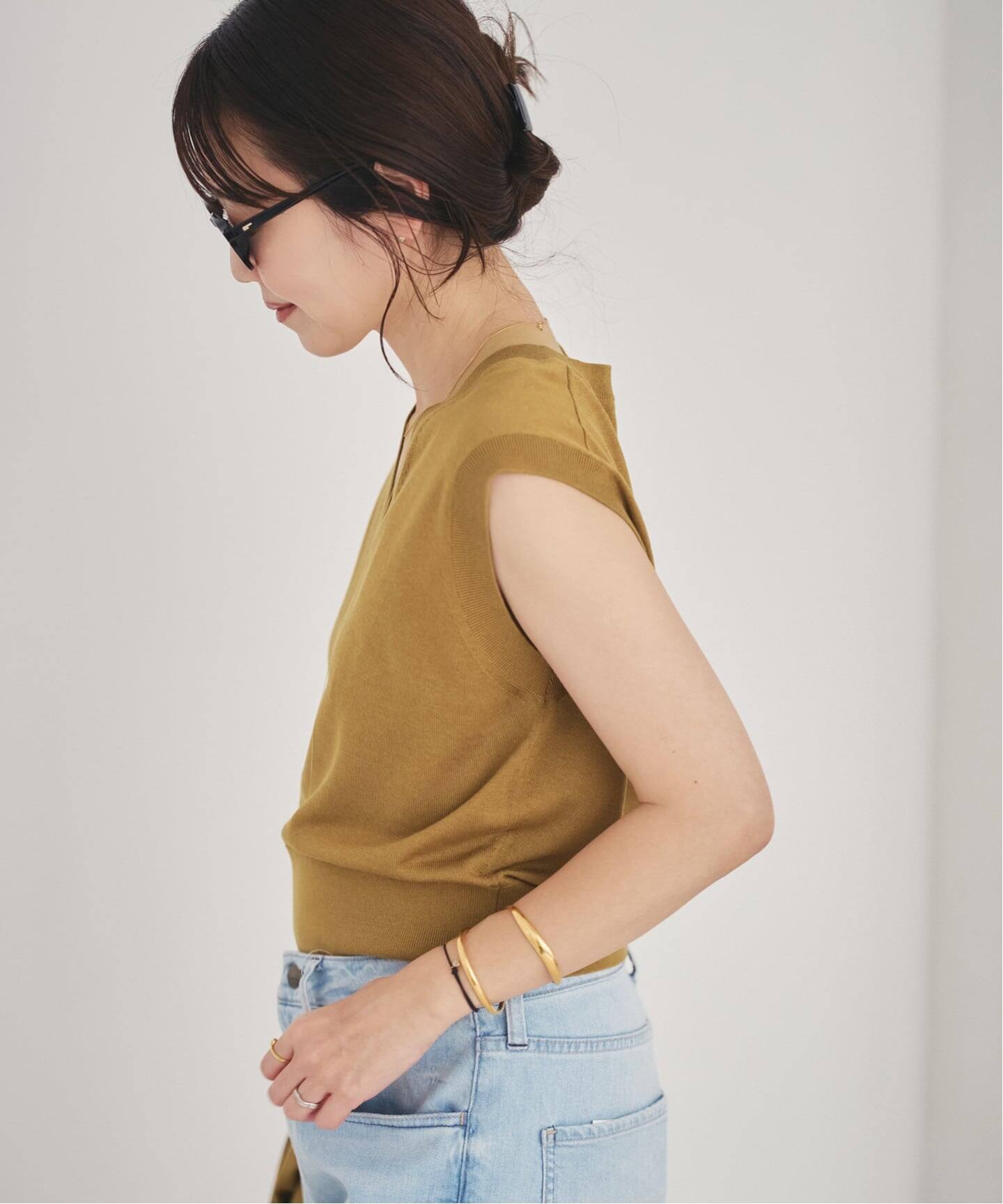 Plage ベスト Plage(プラージュ) GIOLICAステッチ ベスト23 011 922 3000 1 0 23 011