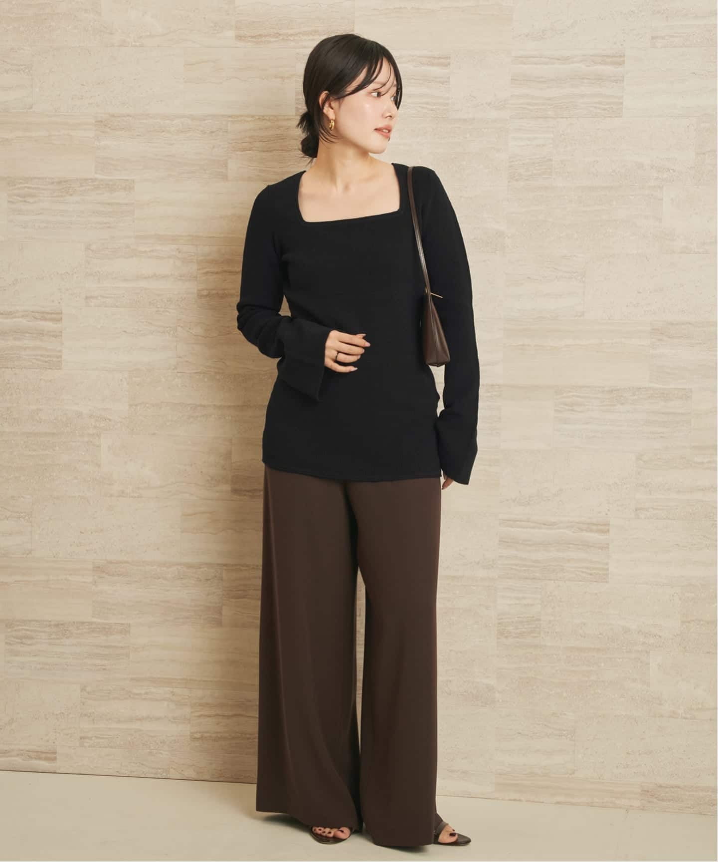 Noil silk Square ニット（ニット／セーター）｜Plage（プラージュ）の