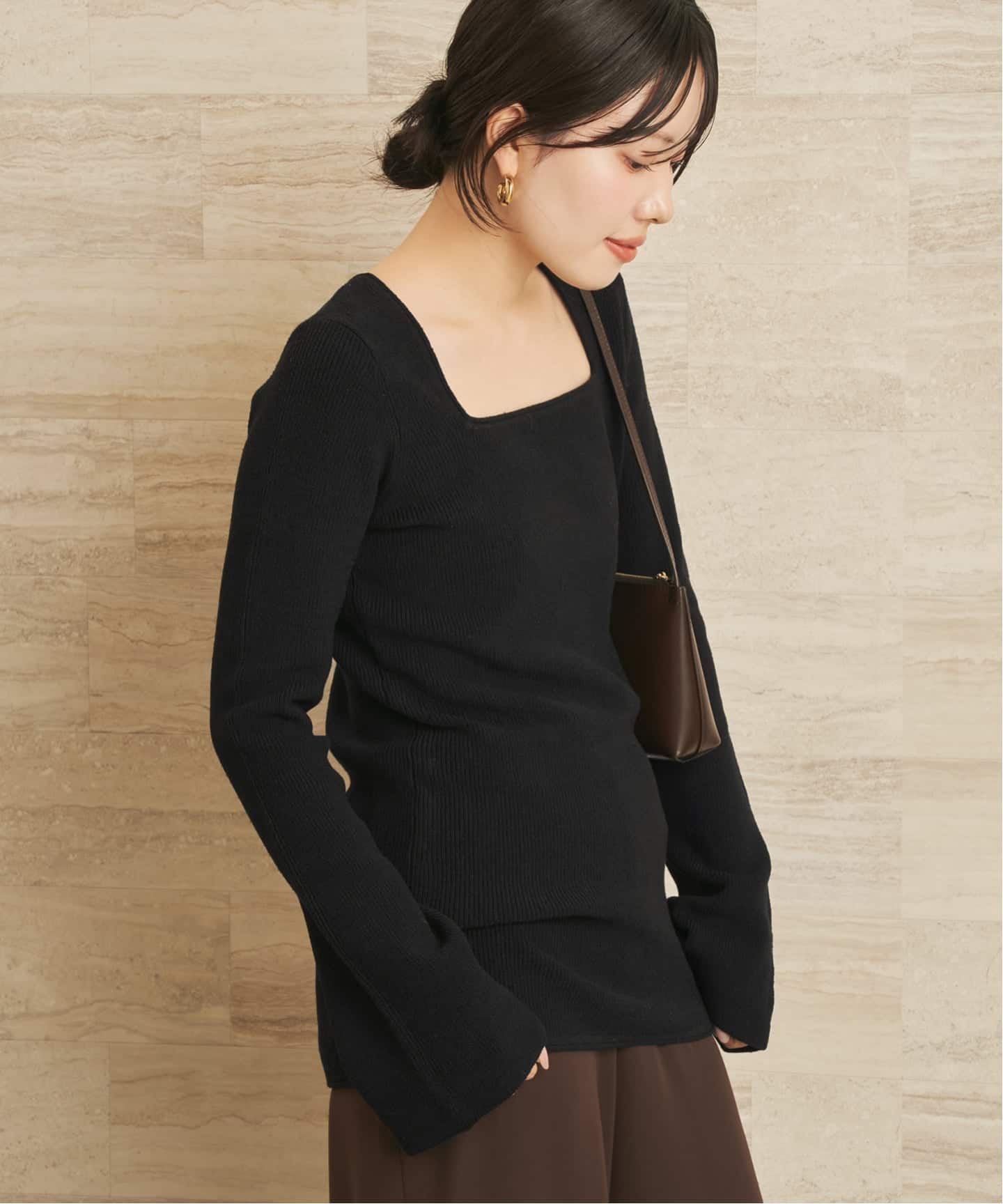 Noil silk Square ニット（ニット／セーター）｜Plage（プラージュ）の
