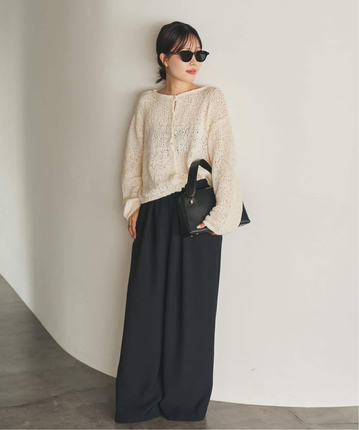 追加》Fringe yarn カーディガン 2（カーディガン）｜Plage