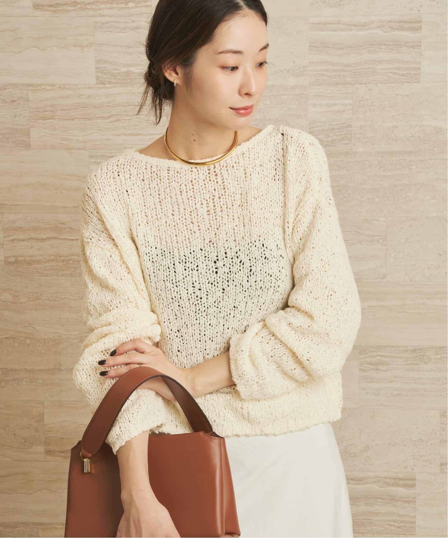 追加》Fringe yarn カーディガン 2（カーディガン）｜Plage