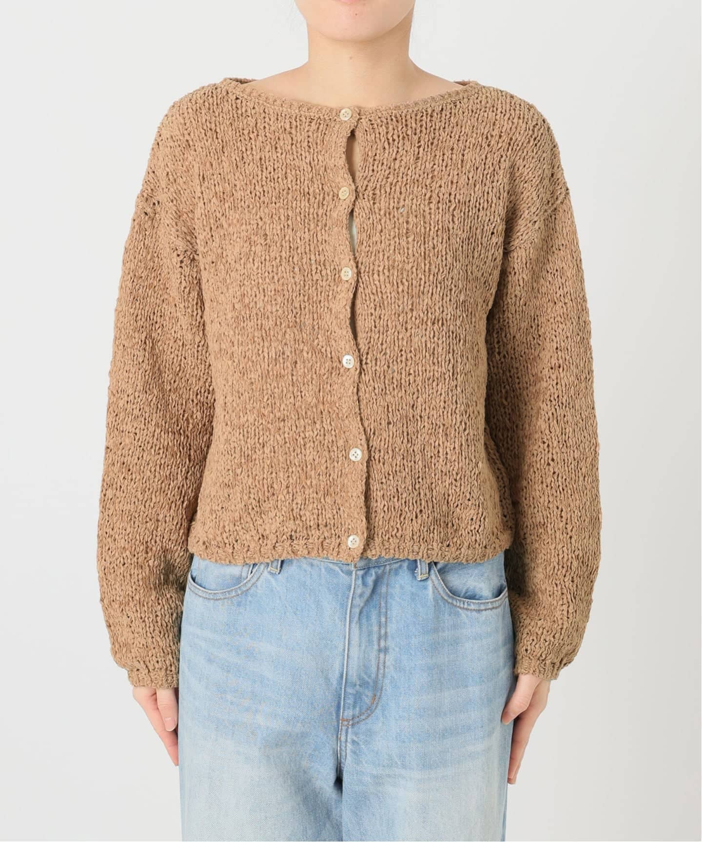 追加予約》Fringe yarn カーディガン 2（カーディガン）｜Plage