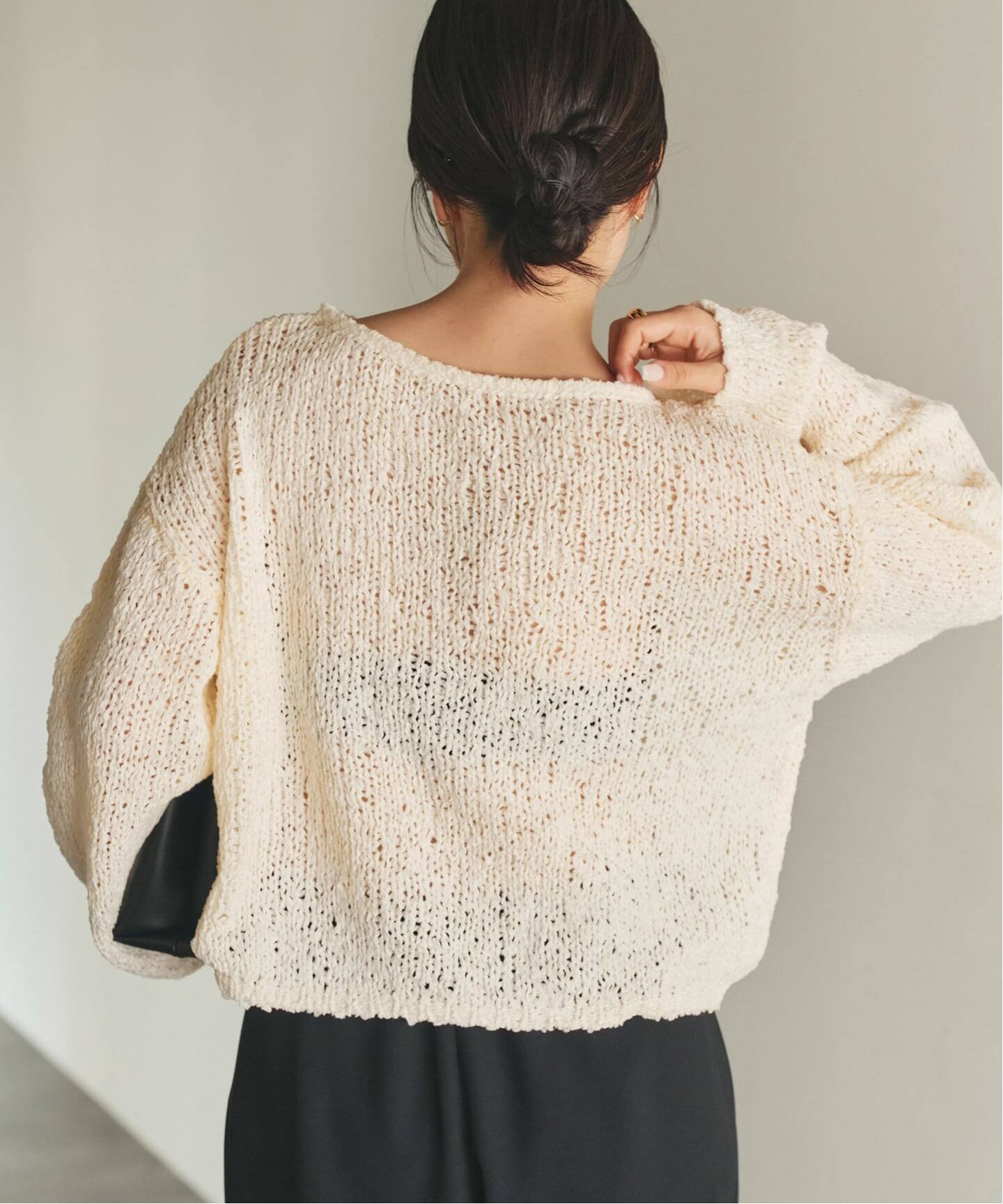 一部店舗・WEB限定追加予約》Fringe yarn カーディガン 3