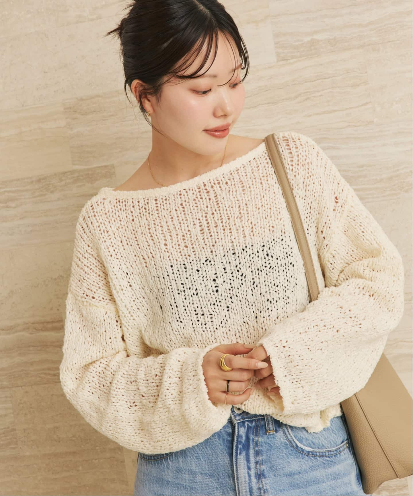 一部店舗・WEB限定追加予約》Fringe yarn カーディガン 3