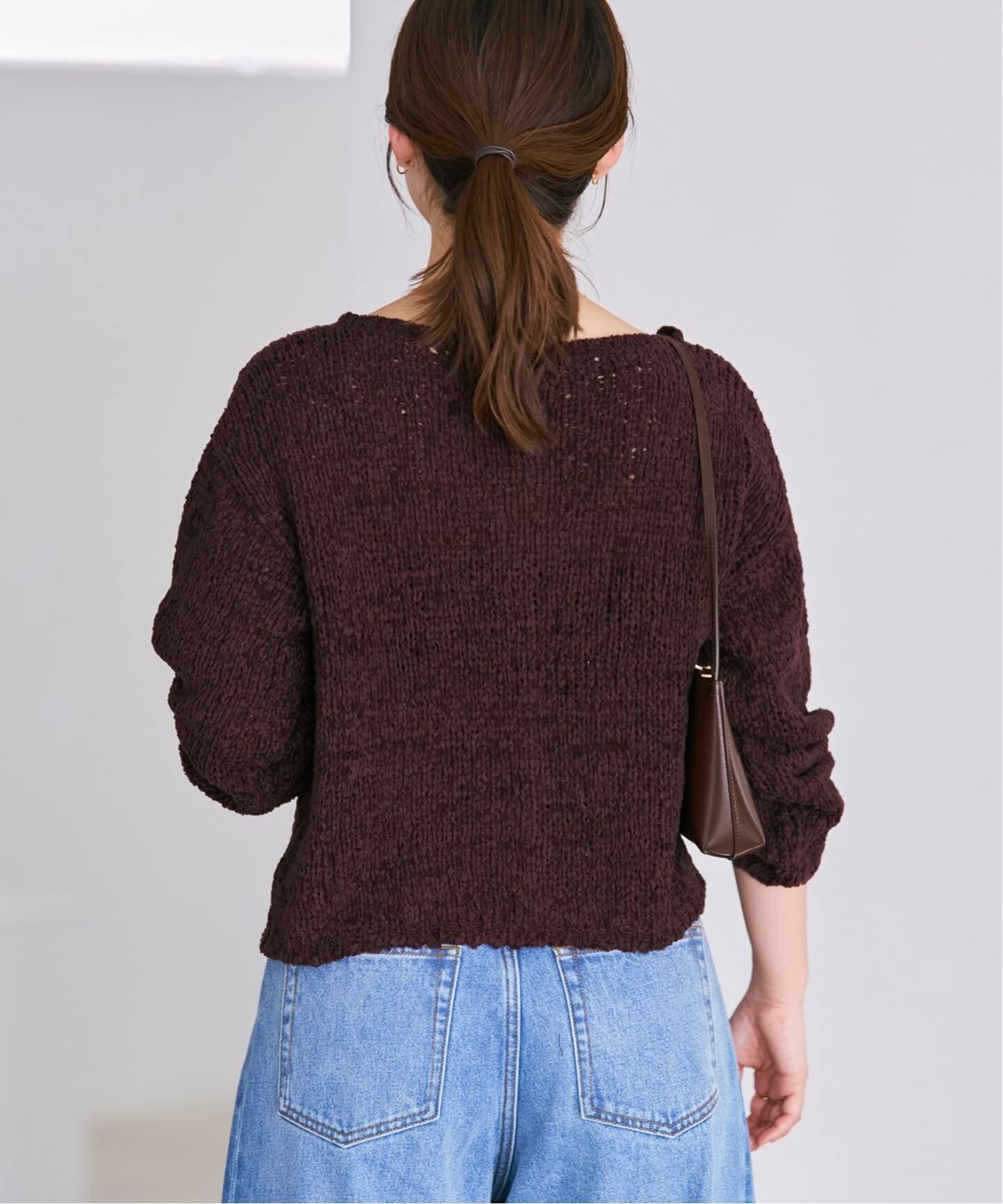 一部店舗・WEB限定追加予約》Fringe yarn カーディガン 3