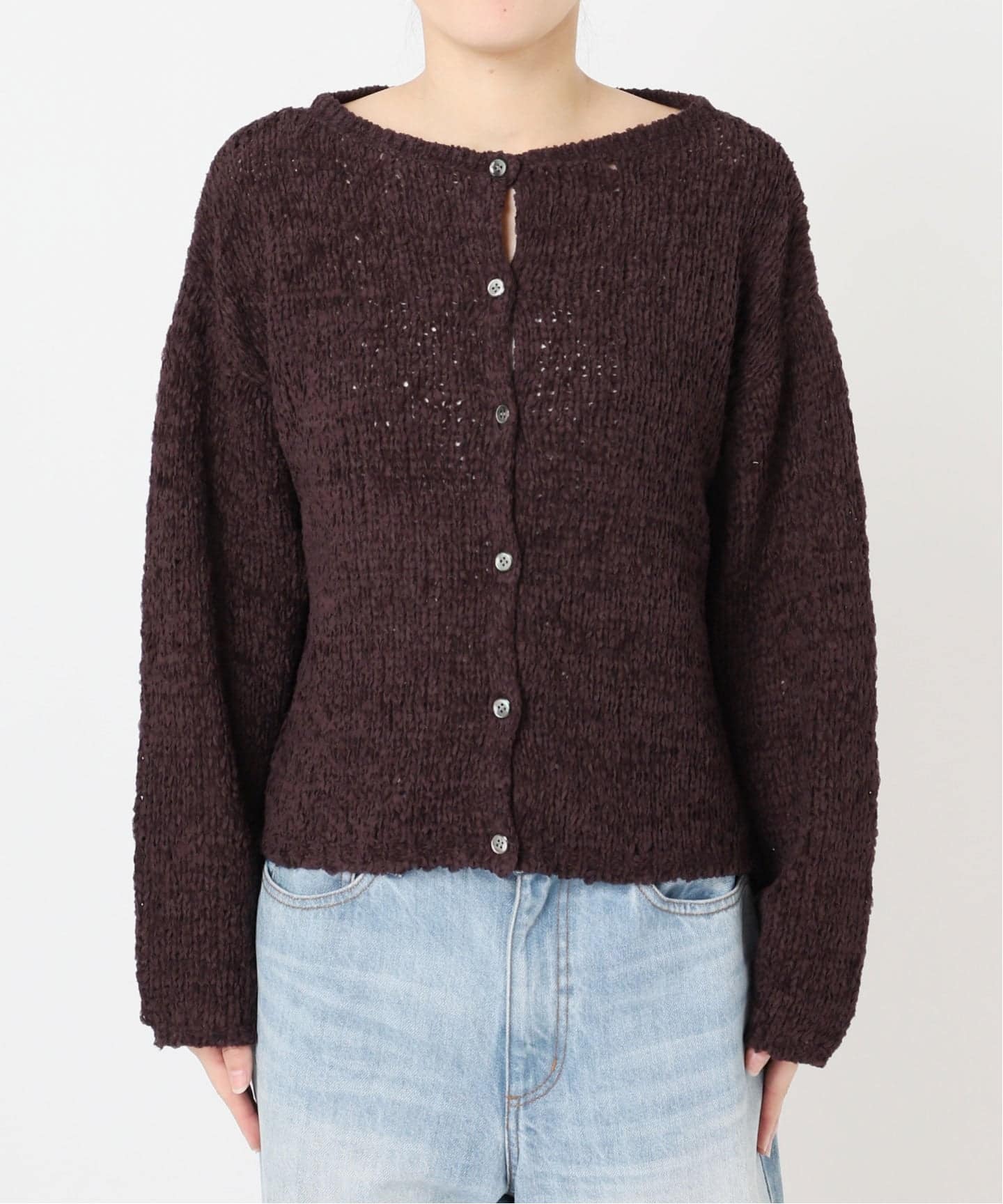 一部店舗・WEB限定追加》Fringe yarn カーディガン 3（カーディガン