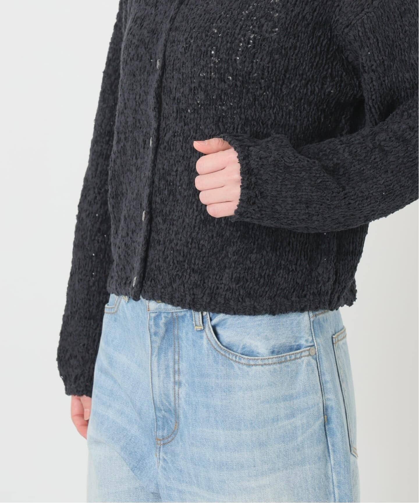 WEB限定追加予約》Fringe yarn カーディガン 4（カーディガン）｜Plage