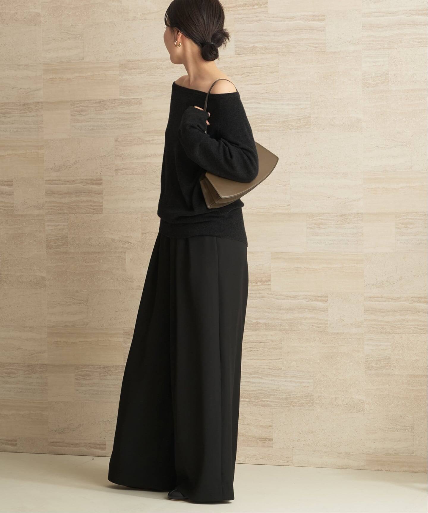 追加》Off shoulder slit ニット 3（ニット／セーター）｜Plage