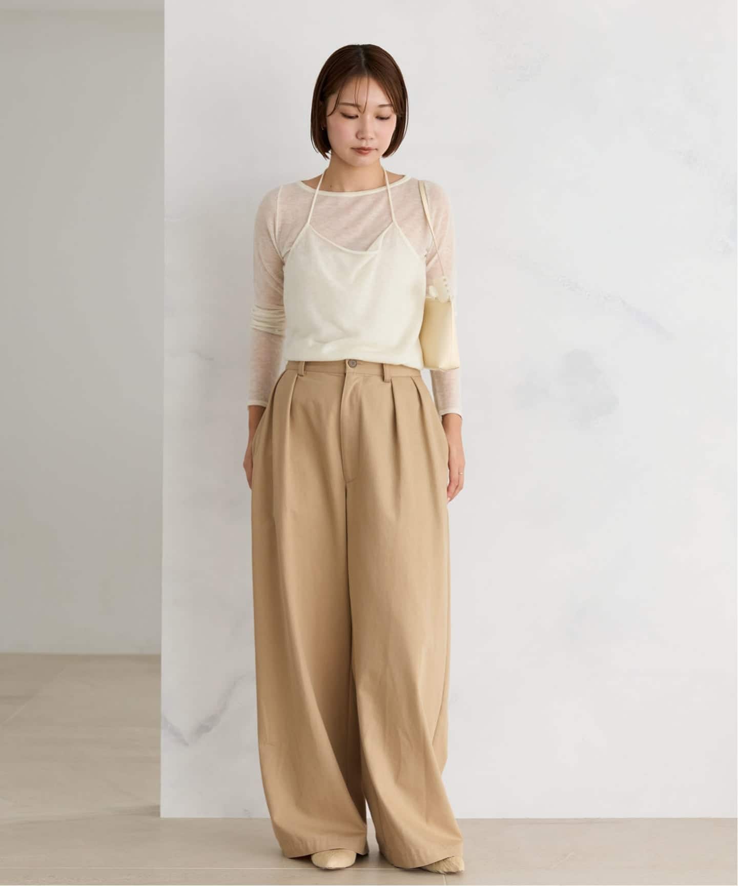 予約》Sheer layered ニット（ニット／セーター）｜Plage（プラージュ
