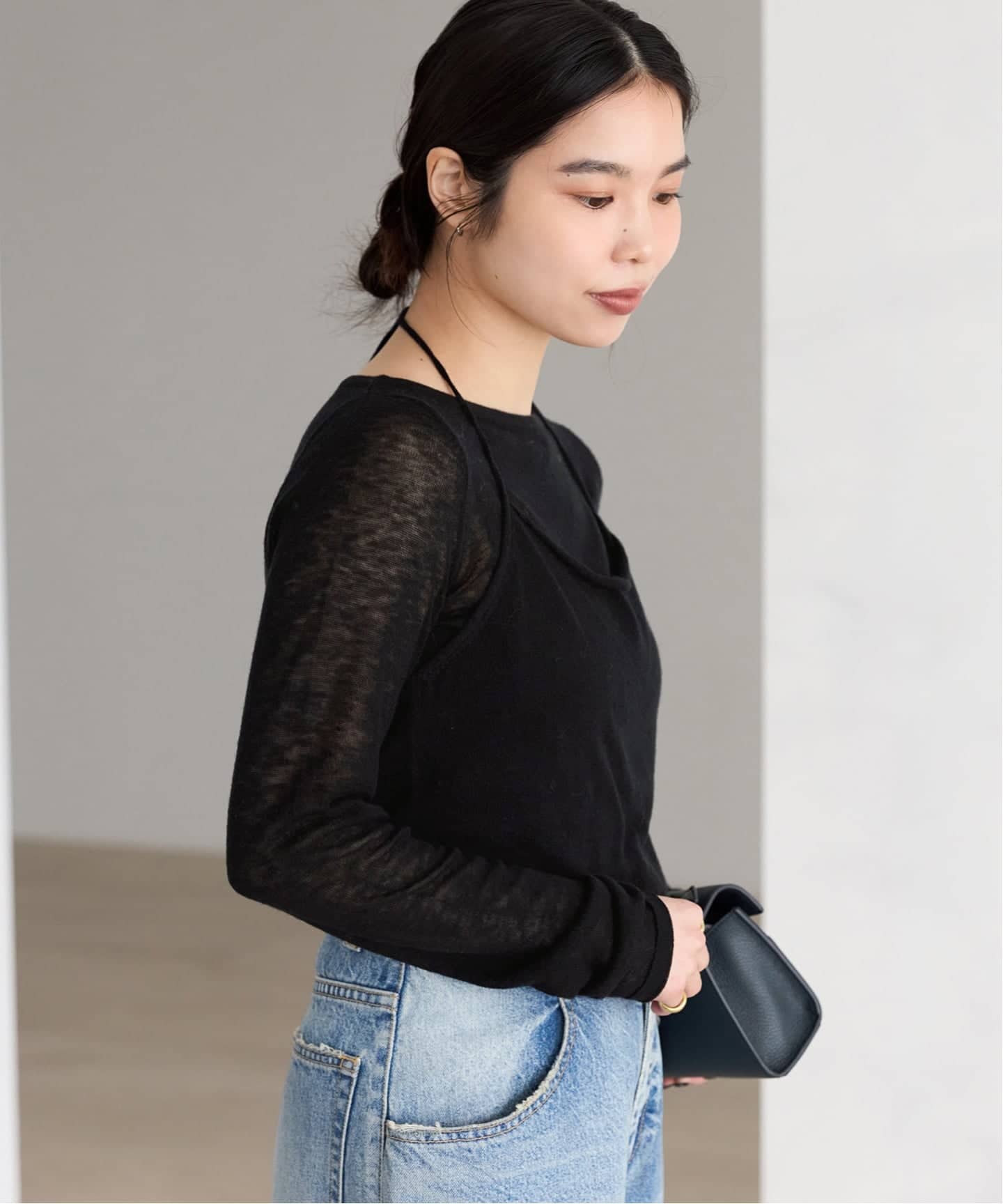 Sheer layered ニット（ニット／セーター）｜Plage（プラージュ）の