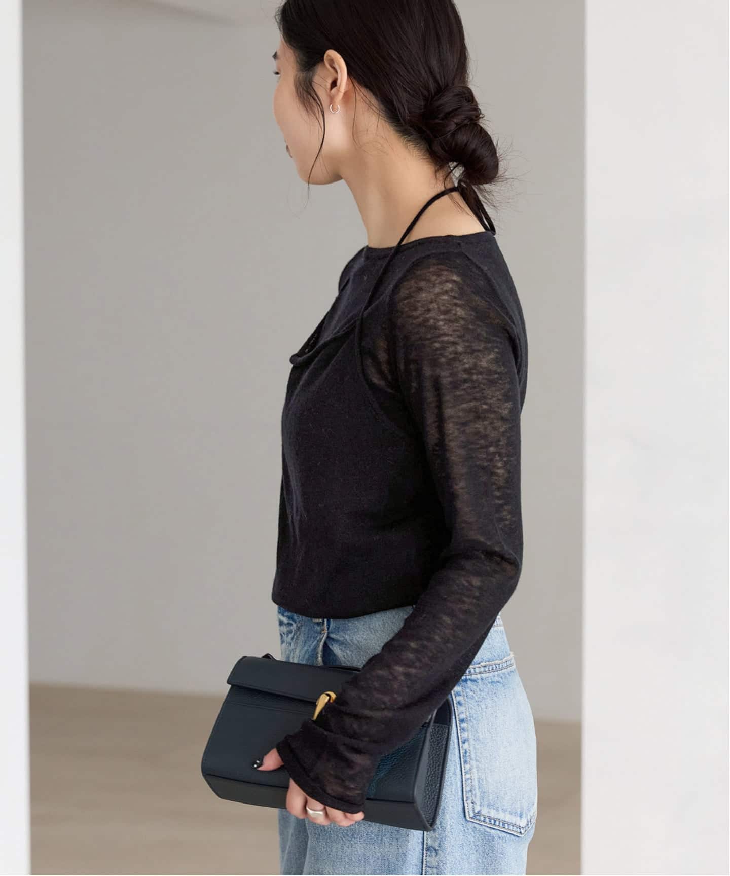 Sheer layered ニット（ニット／セーター）｜Plage（プラージュ）の