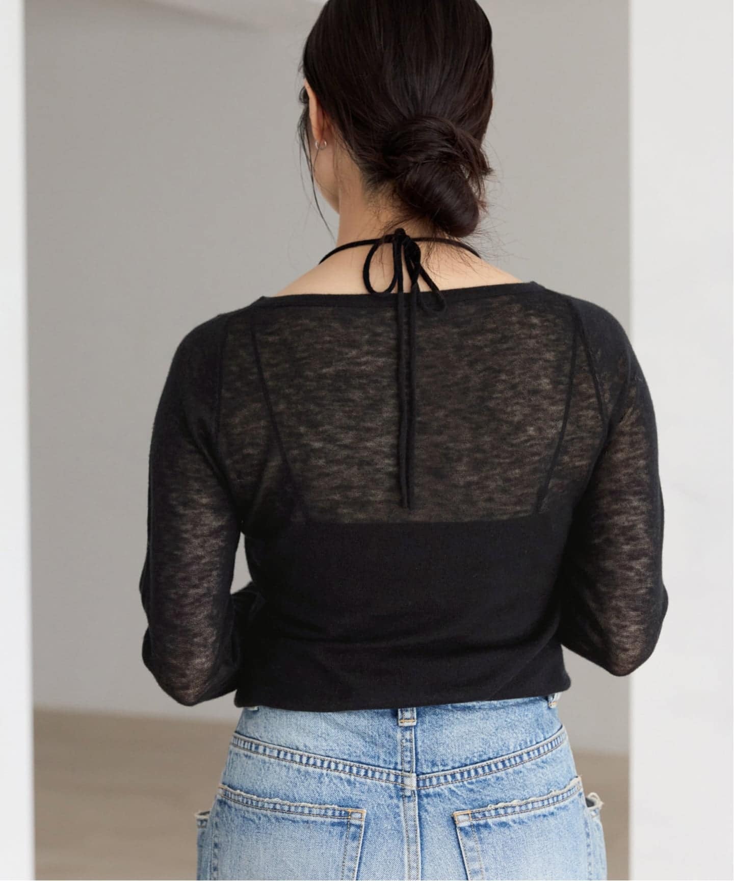 Sheer layered ニット（ニット／セーター）｜Plage（プラージュ）の