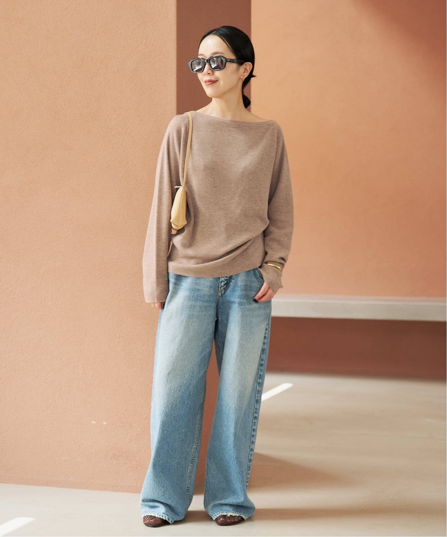 追加》Off shoulder slit ニット 4（ニット／セーター）｜Plage
