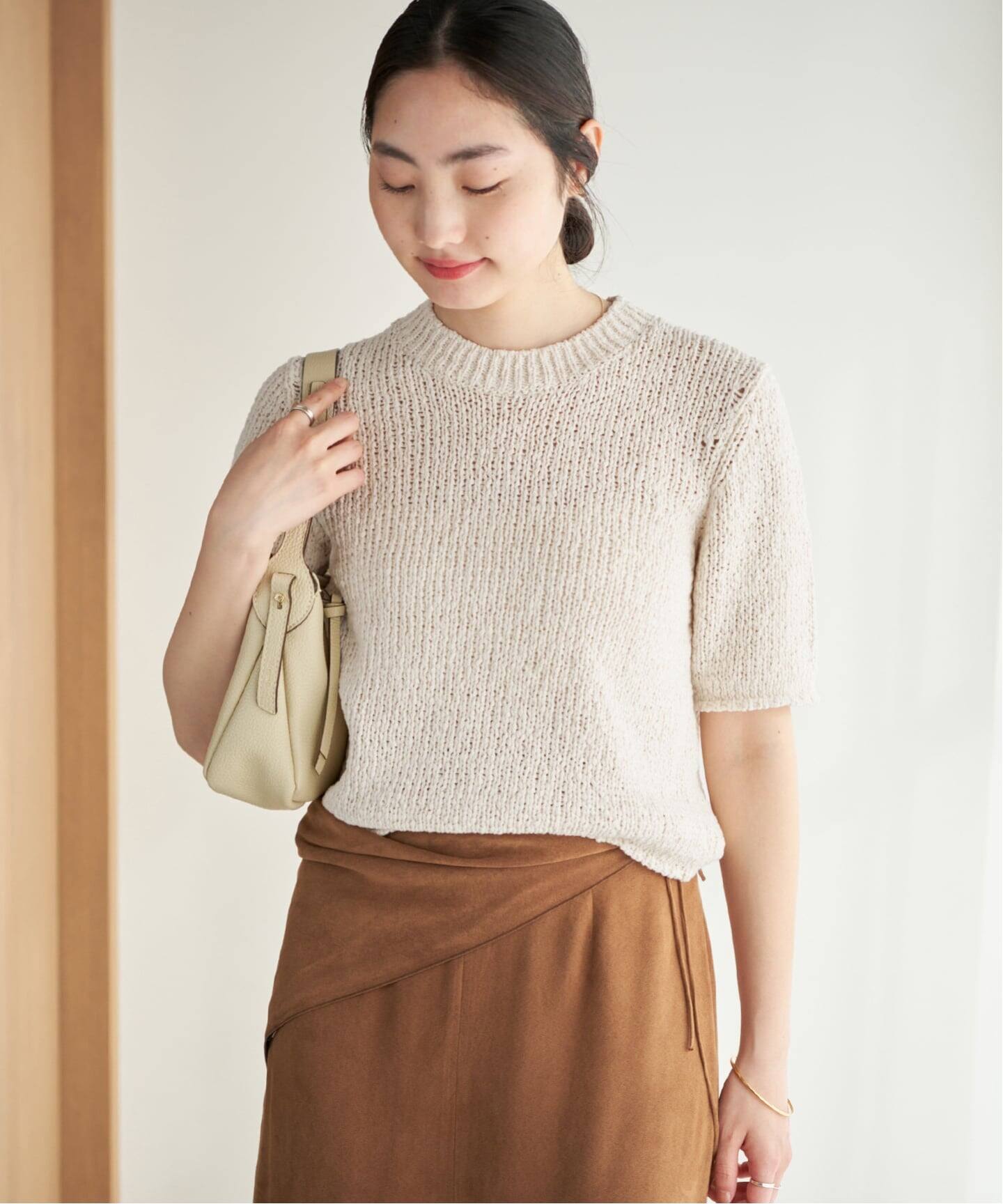 plage Italian Yarn タンク Italian yarn CO half ニット（ニット/セーター）｜Plage（プラージュ