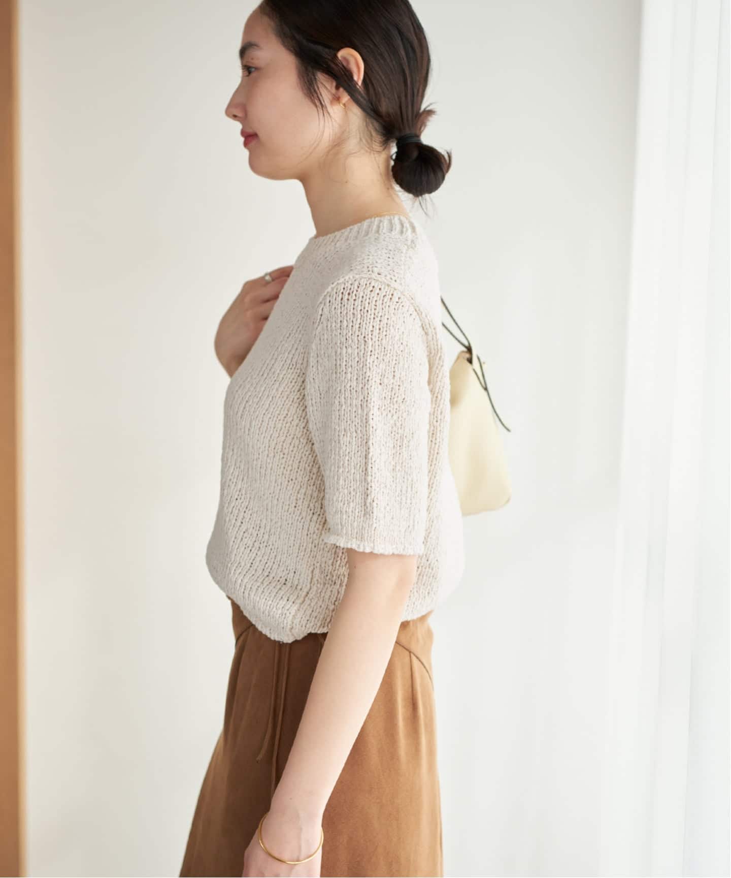 plage Italian Yarn タンク Italian yarn CO half ニット（ニット/セーター）｜Plage（プラージュ