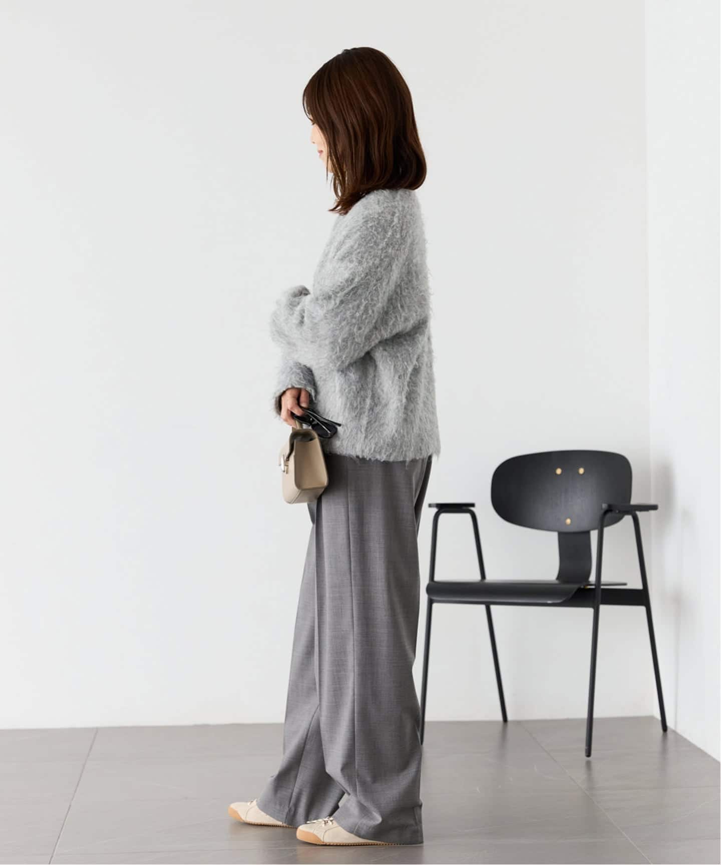 くろ 処分価格 plage Shaggy Hoodie コート plage（プラージュ）の