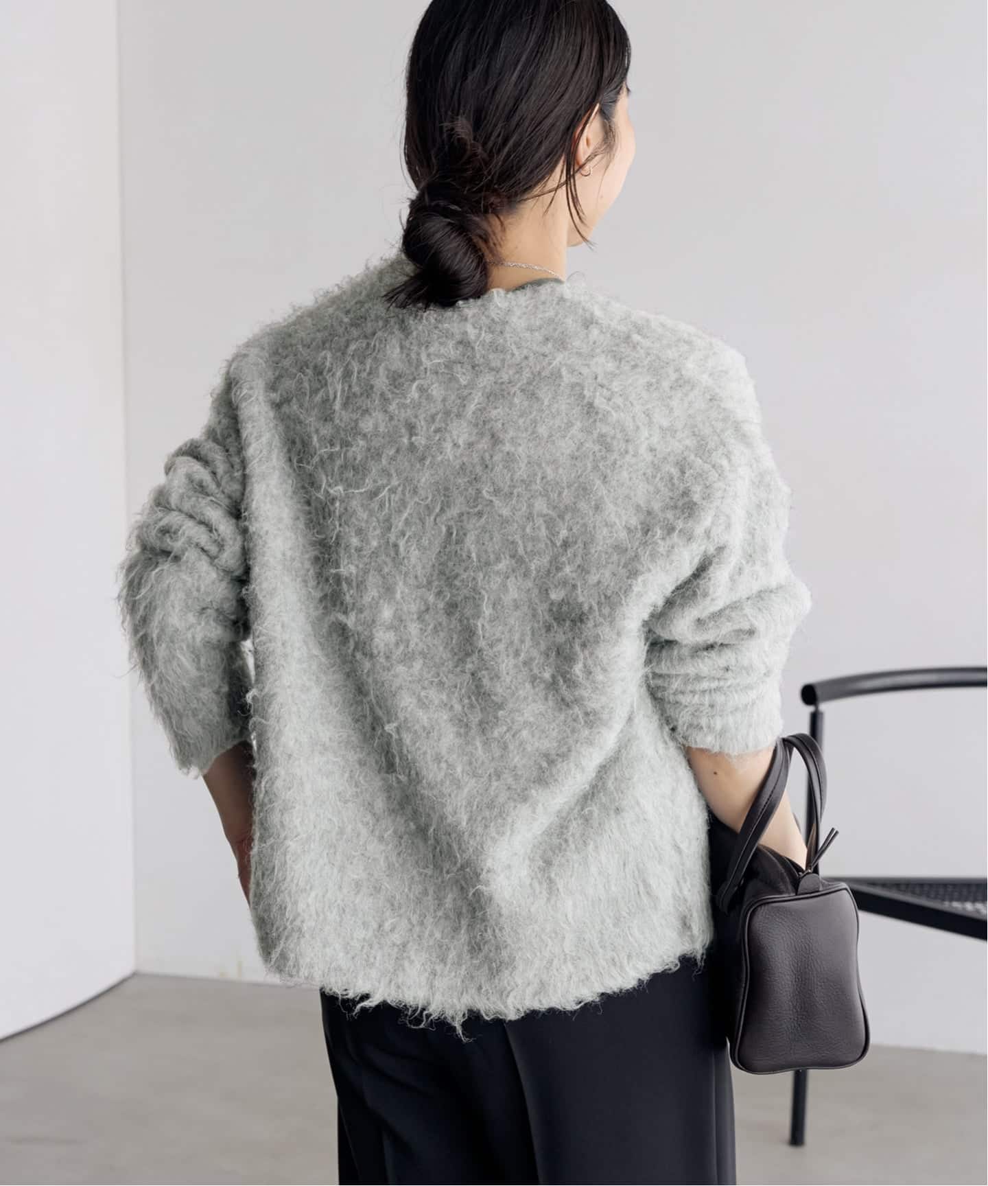 くろ　処分価格　plage Shaggy Hoodie コート くろ 処分価格 plage Shaggy Hoodie コート plage（プラージュ）の