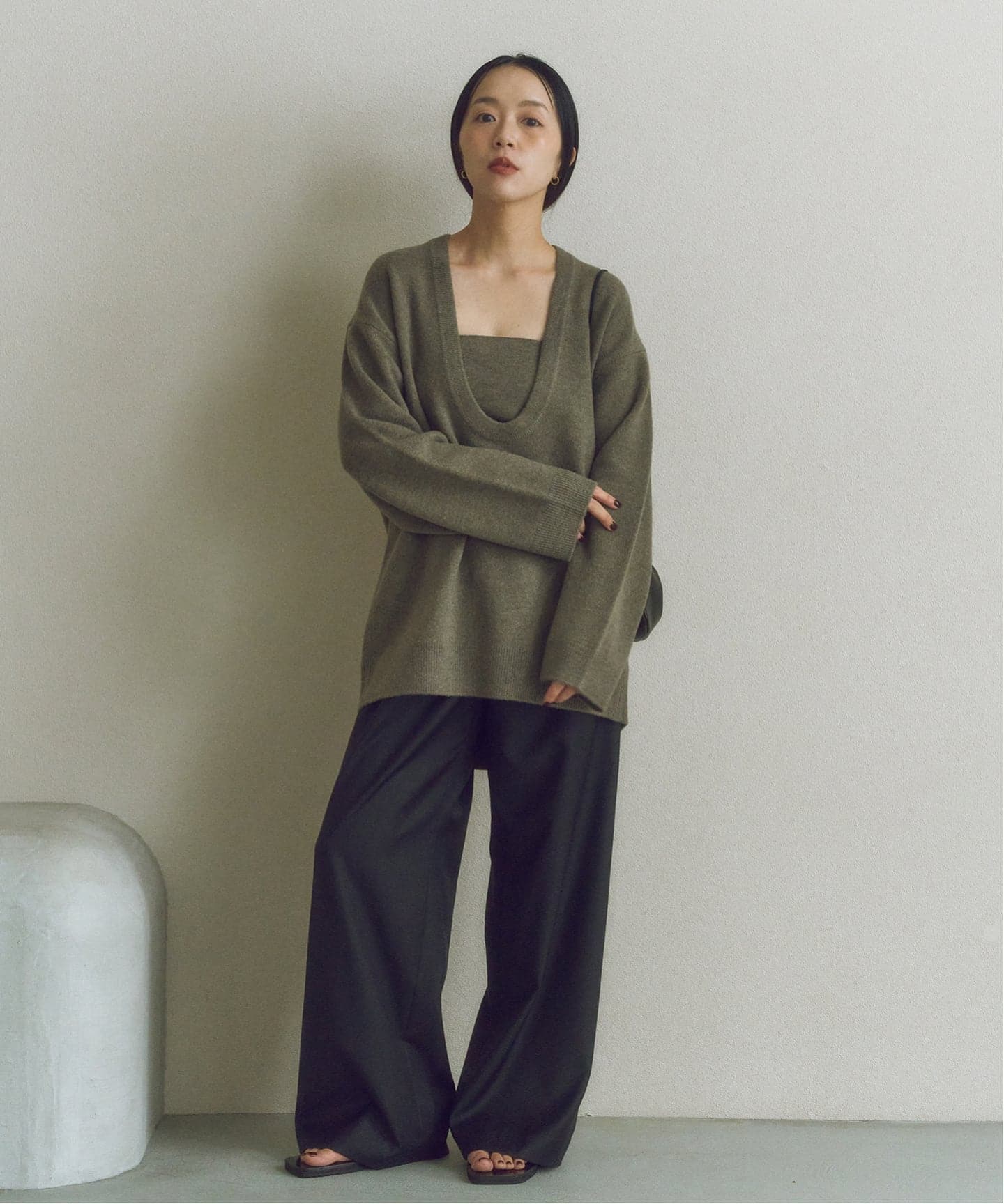 プラージュ　MY_Uneck ニット WEB限定追加》MY_Uneck ニット（ニット／セーター）｜Plage